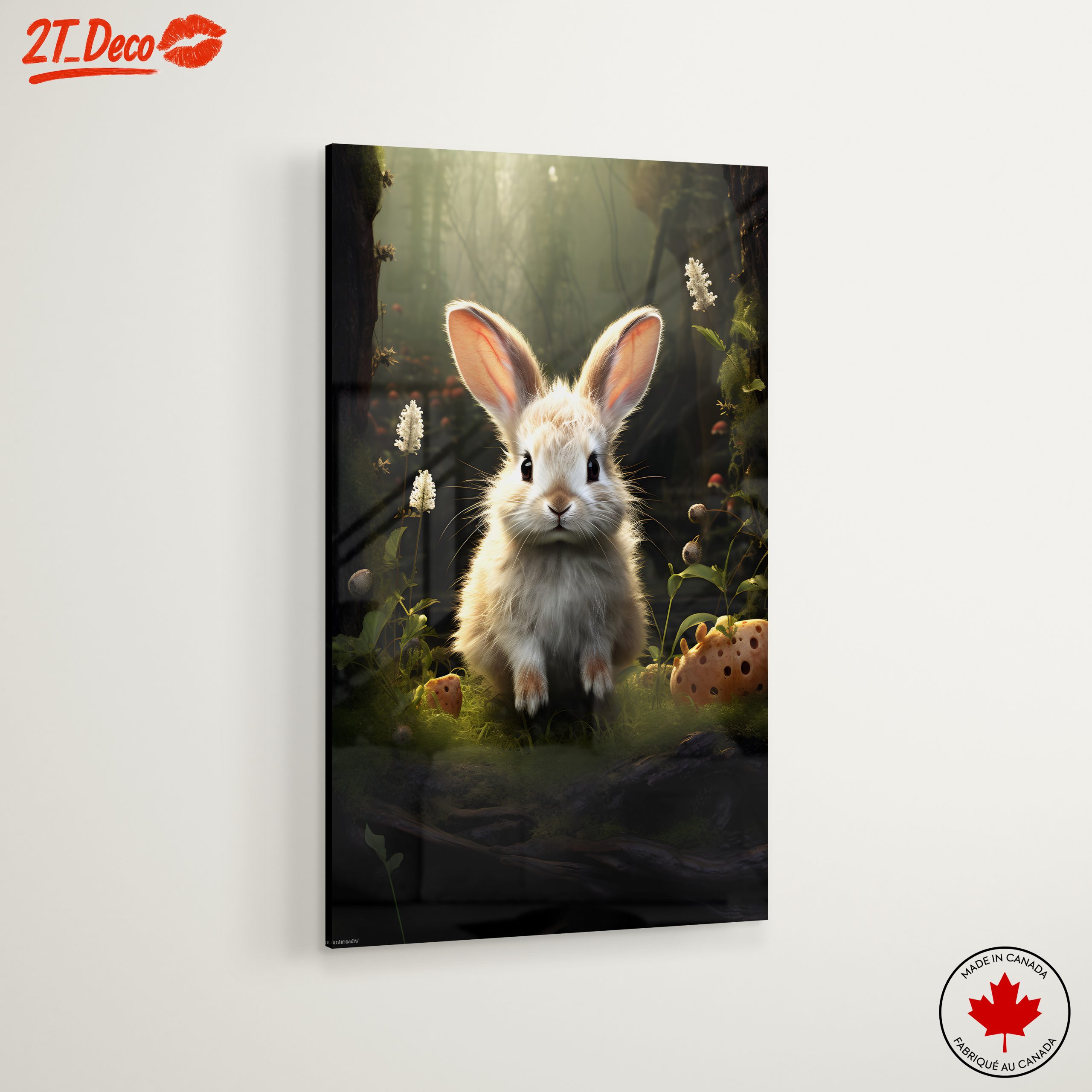Adorable Bunny in Whimsical Forest - Image 6