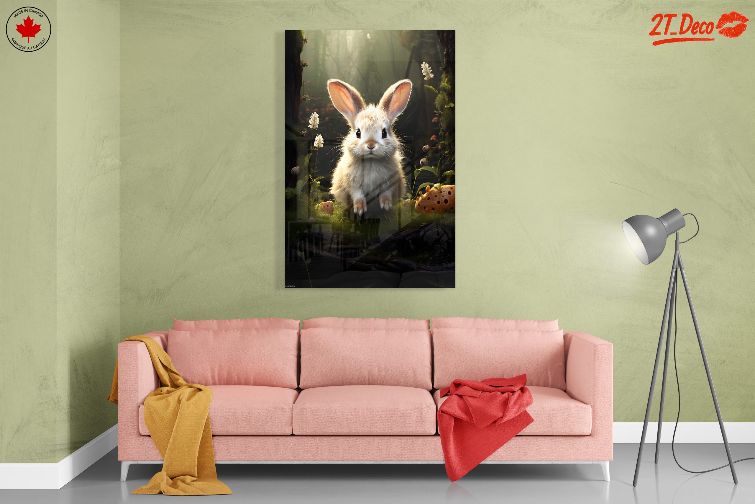 Adorable Bunny in Whimsical Forest - Image 7