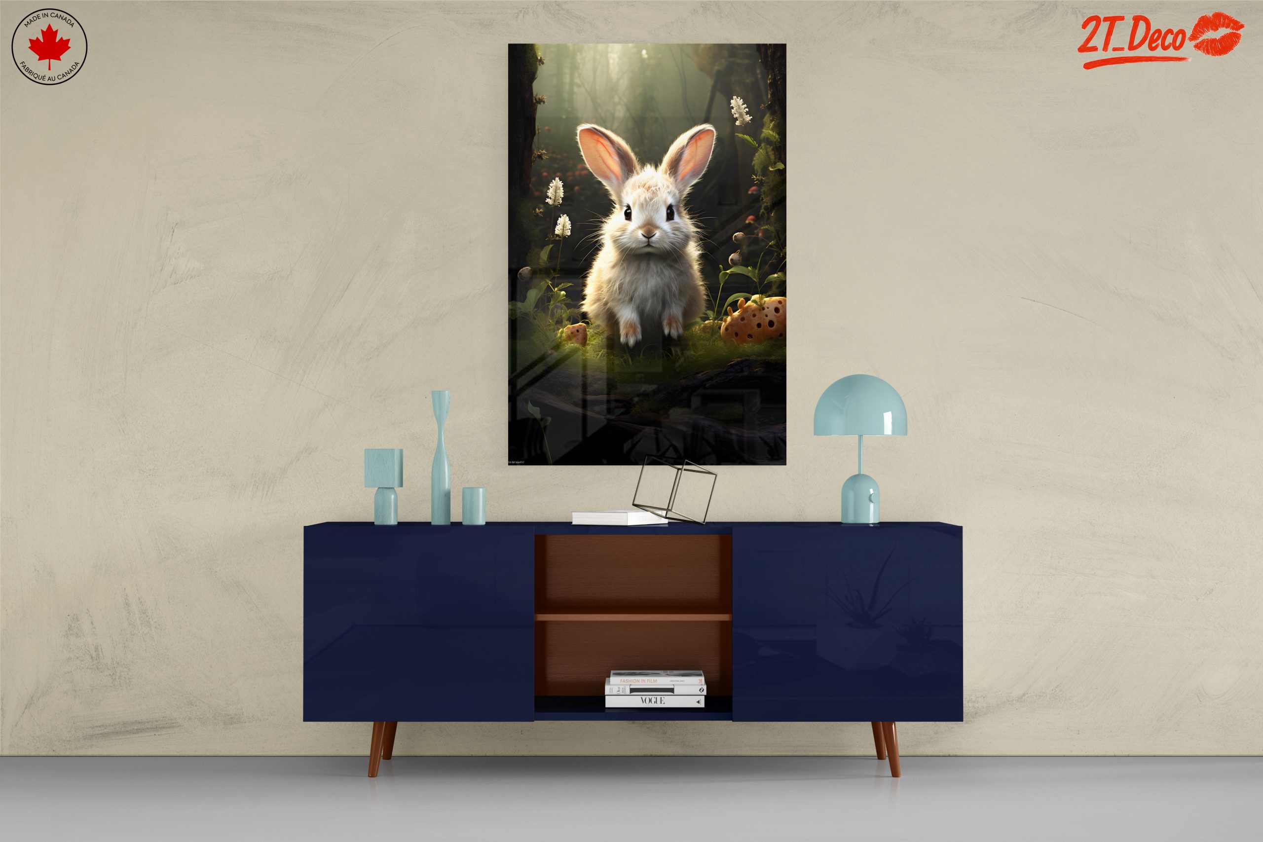 Adorable Bunny in Whimsical Forest - Image 8