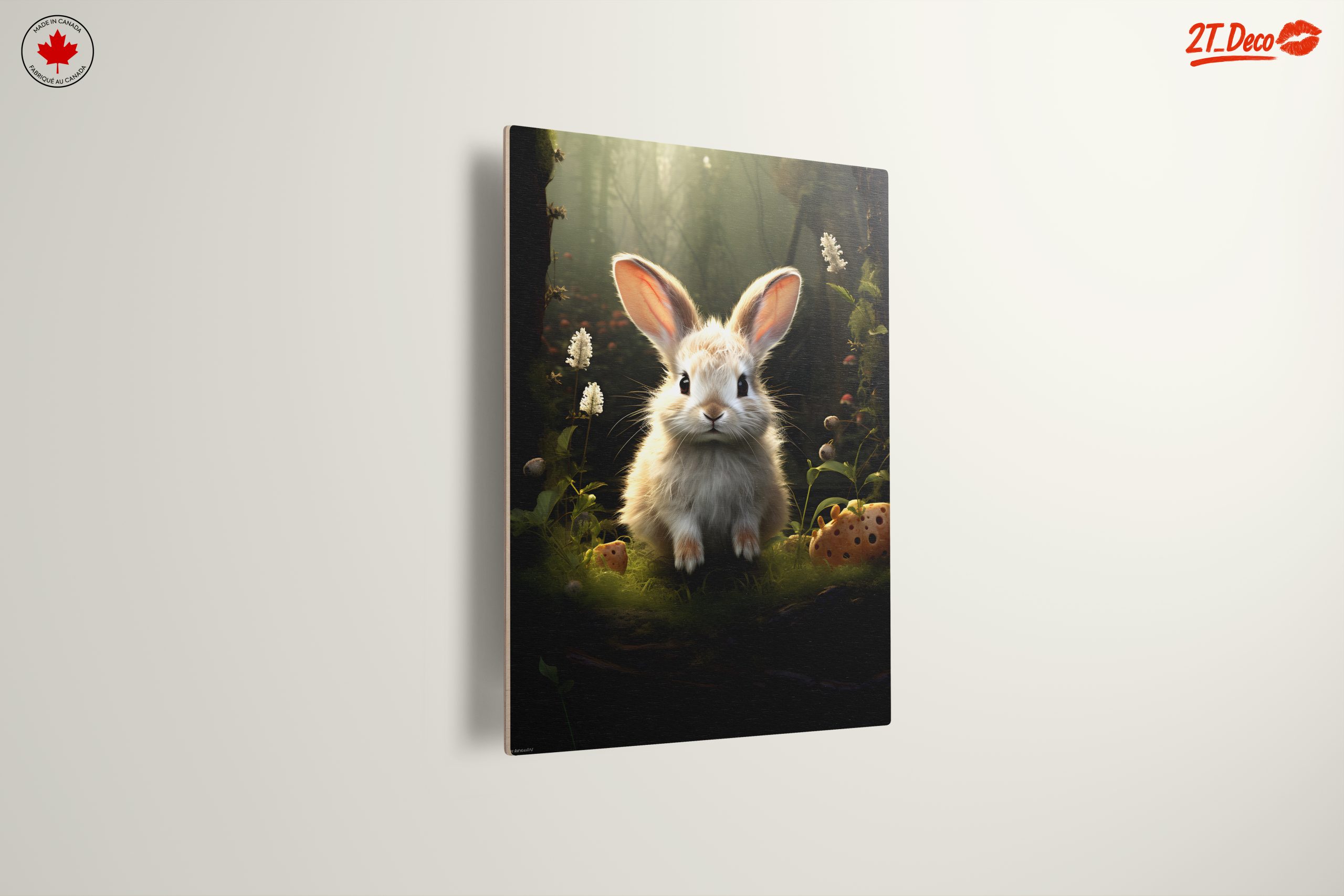 Adorable Bunny in Whimsical Forest - Image 13