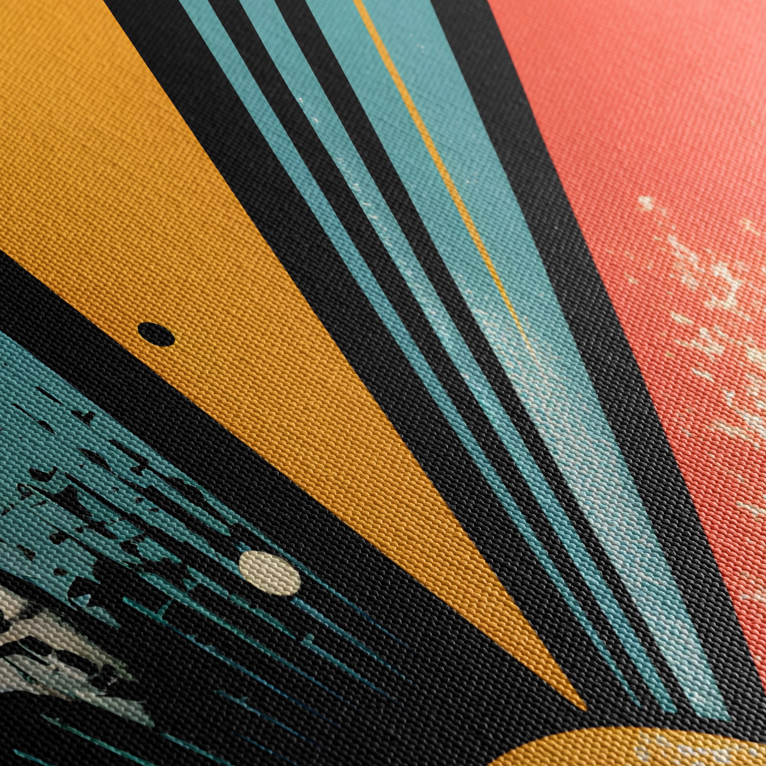 Vibrant Dynamic Abstract Art Piece - Image 5