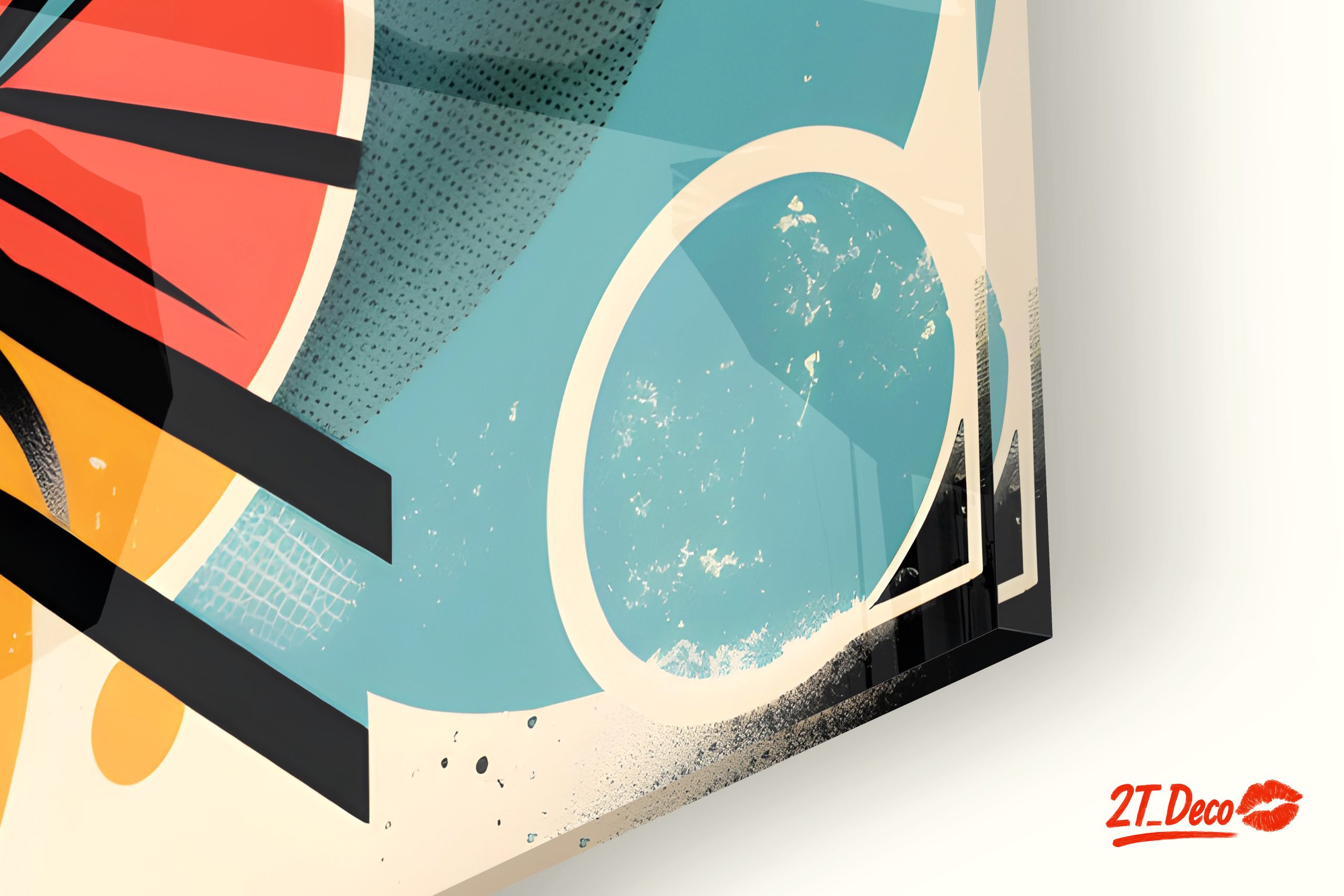 Vibrant Dynamic Abstract Art Piece - Image 9