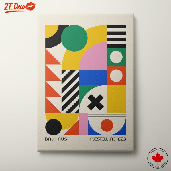 Bauhaus Geometric Art from 1923 Exhibition