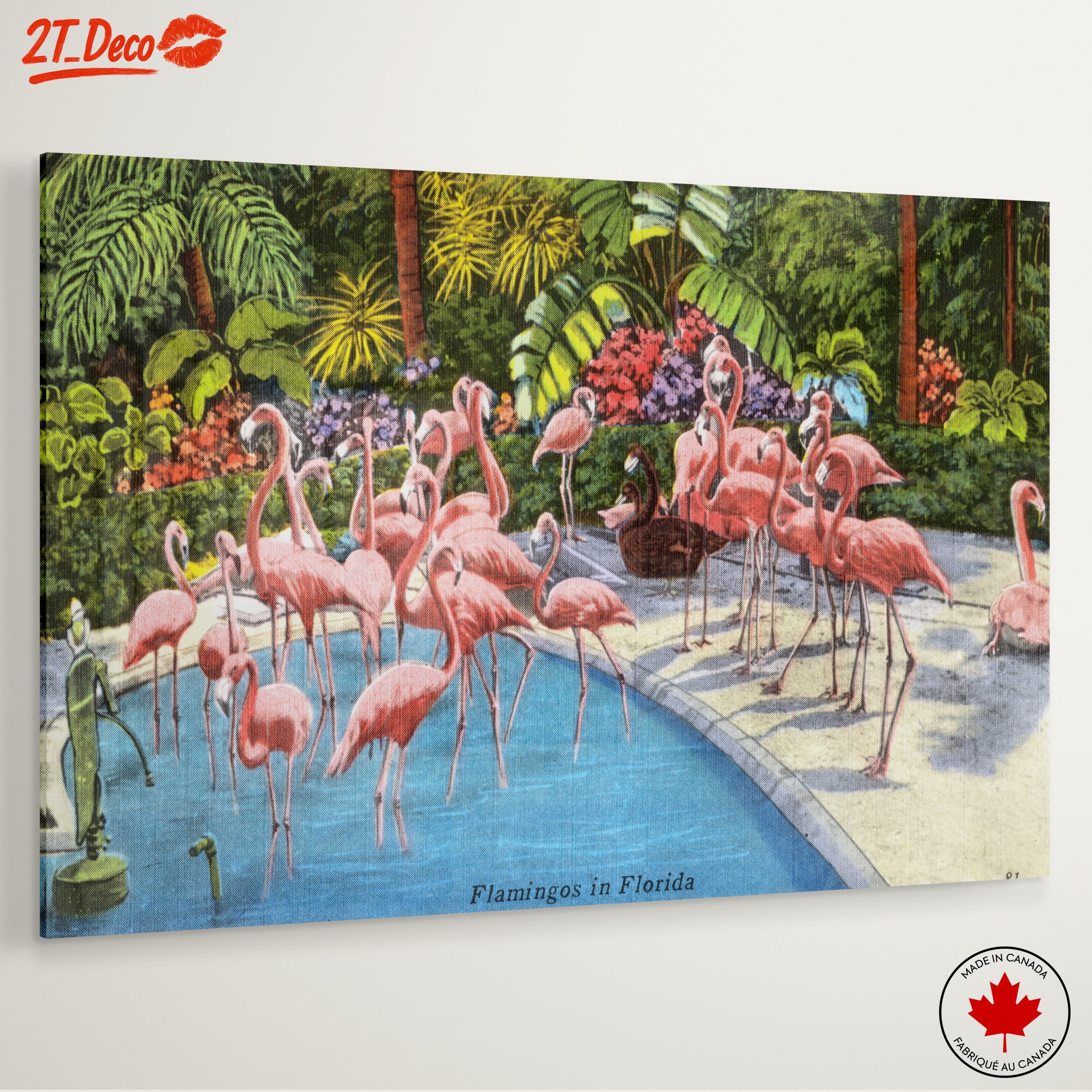 Flamingos in a Tropical Paradise - Image 6