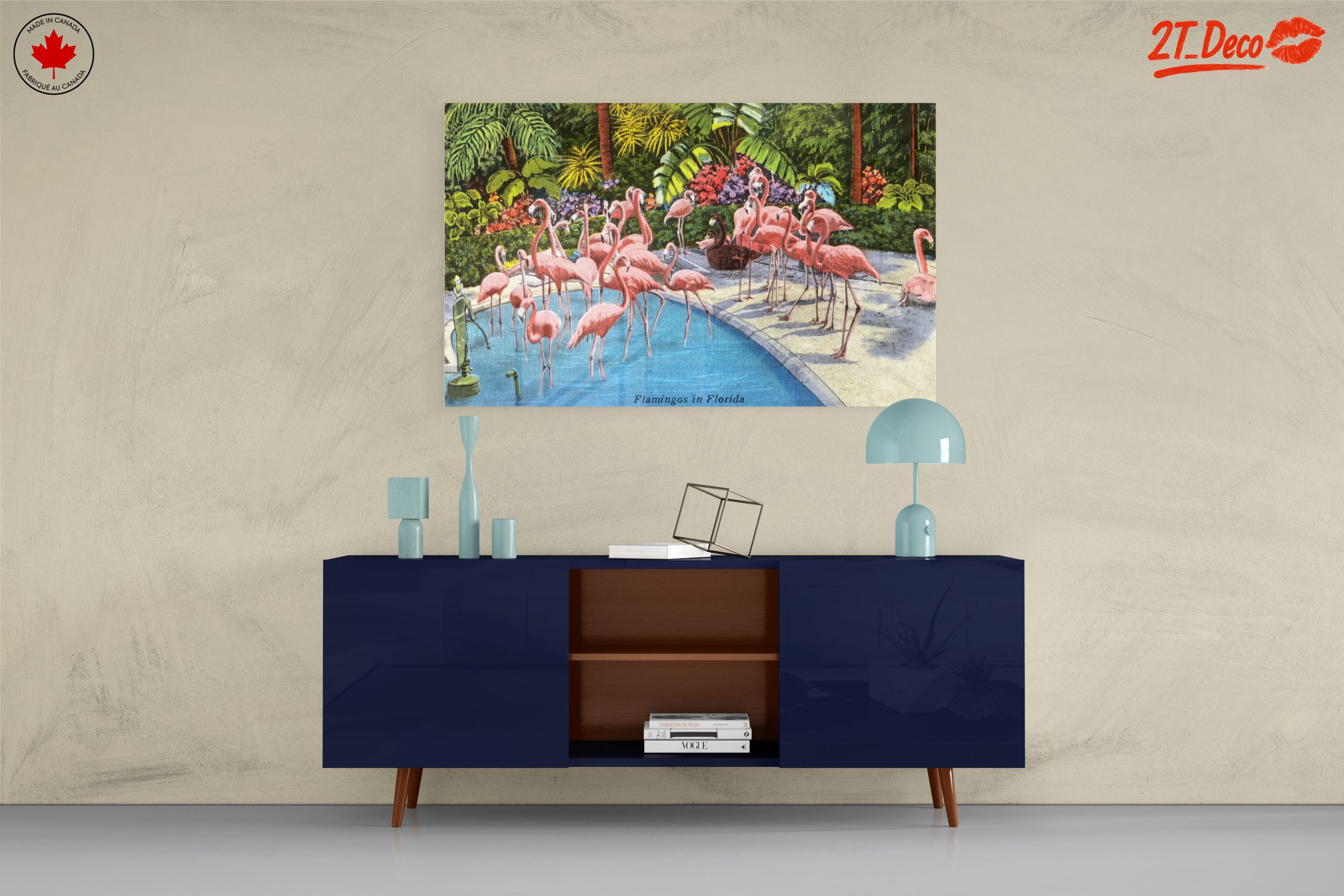 Flamingos in a Tropical Paradise - Image 8