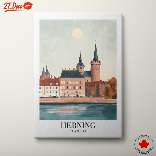 Herning Denmark Cityscape Art