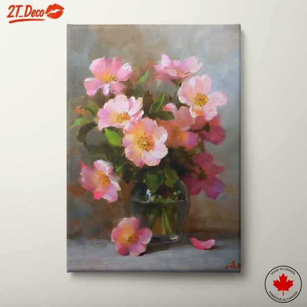 Beautiful Pink Floral Arrangement Art
