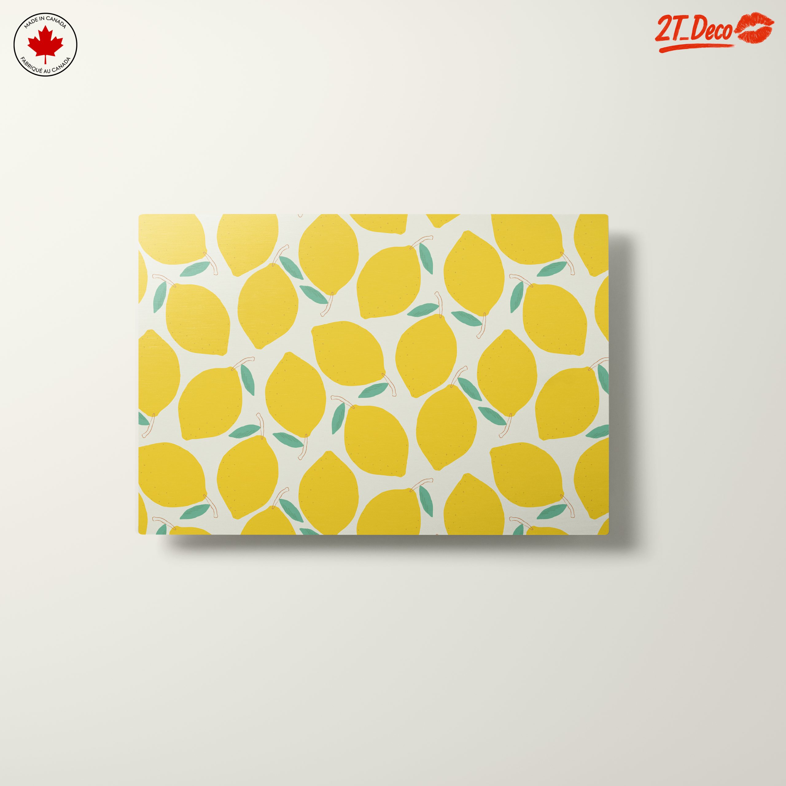 Bright Lemon Pattern Art for Kitchen Decor - Image 10