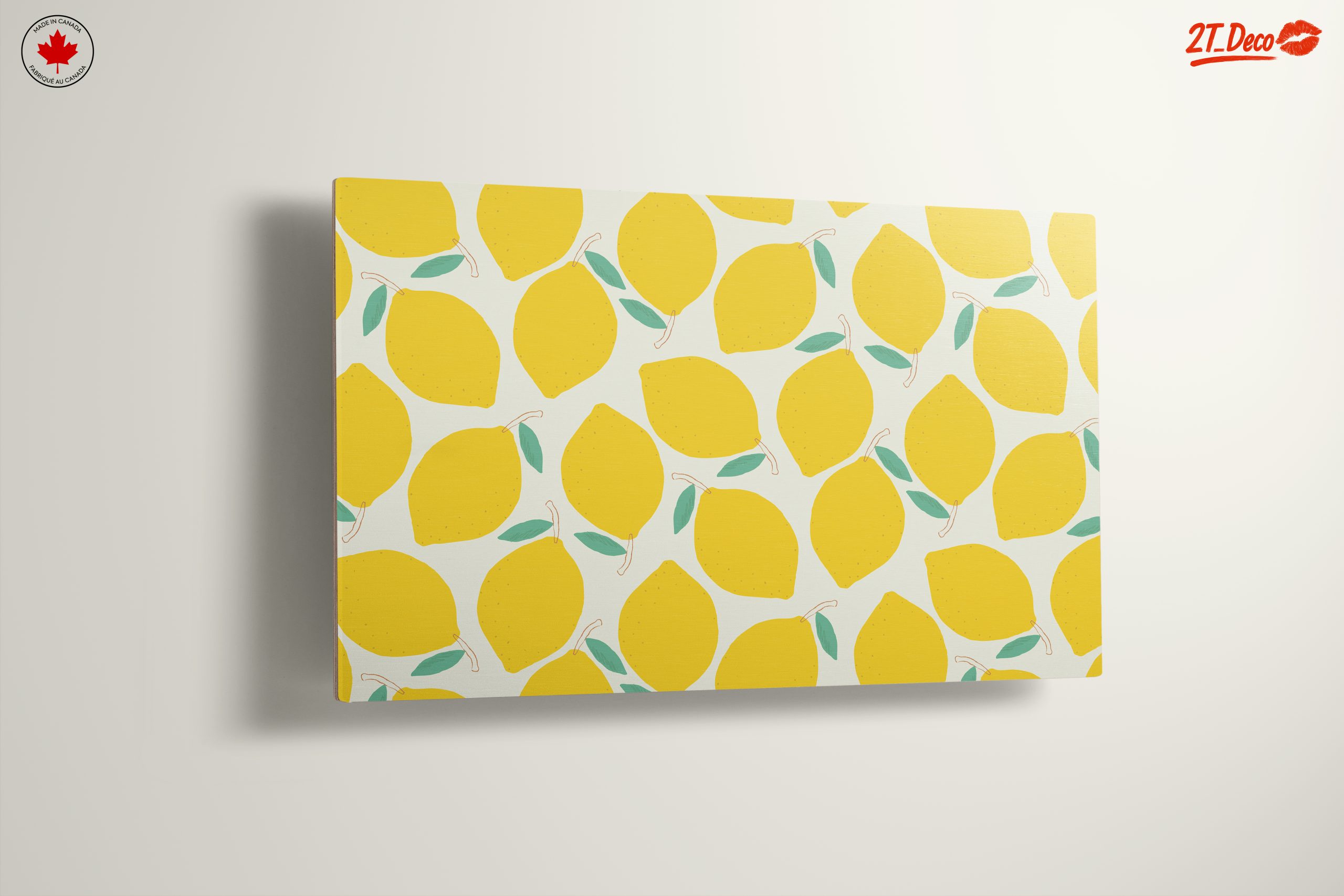 Bright Lemon Pattern Art for Kitchen Decor - Image 13