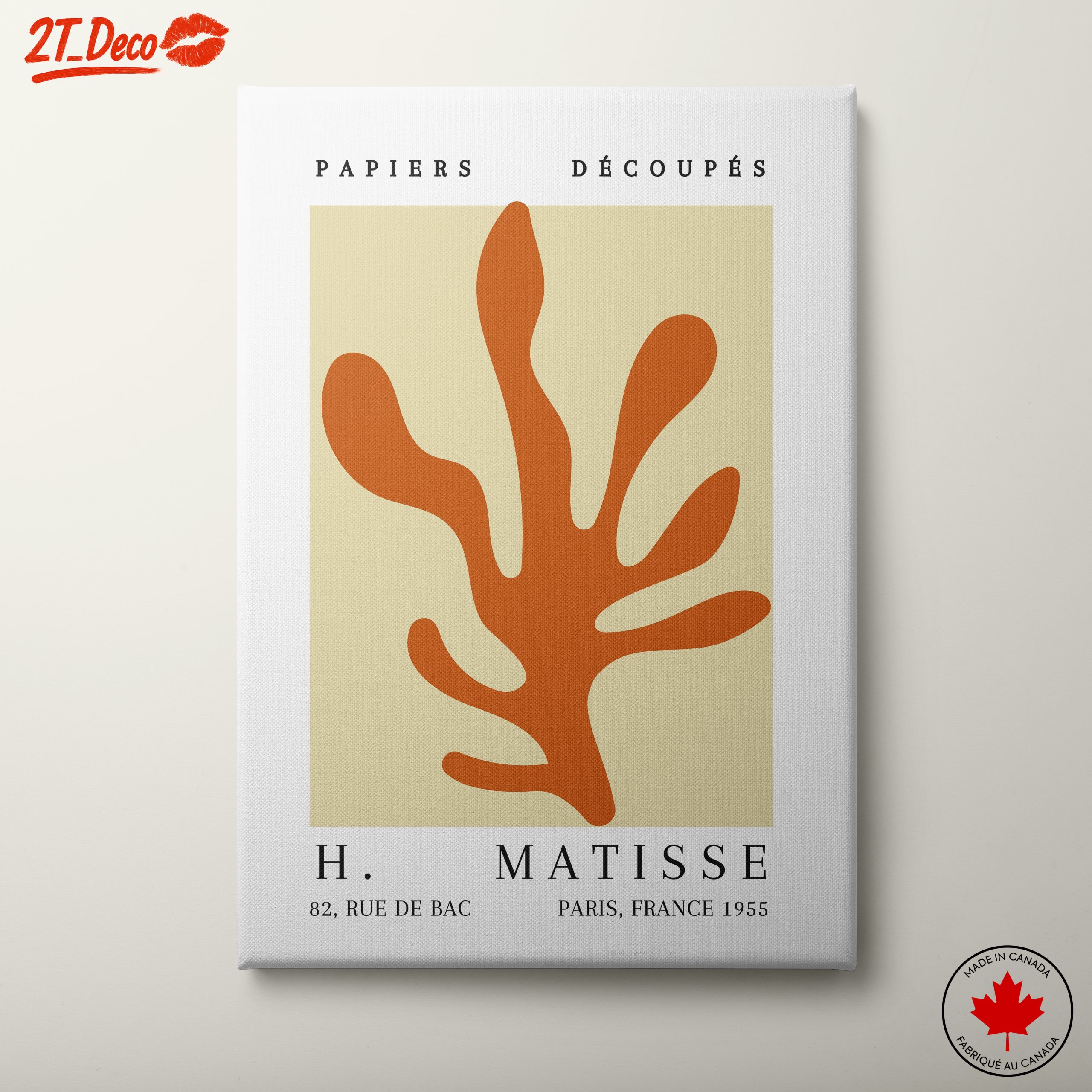 Abstract Botanical Art by Henri Matisse
