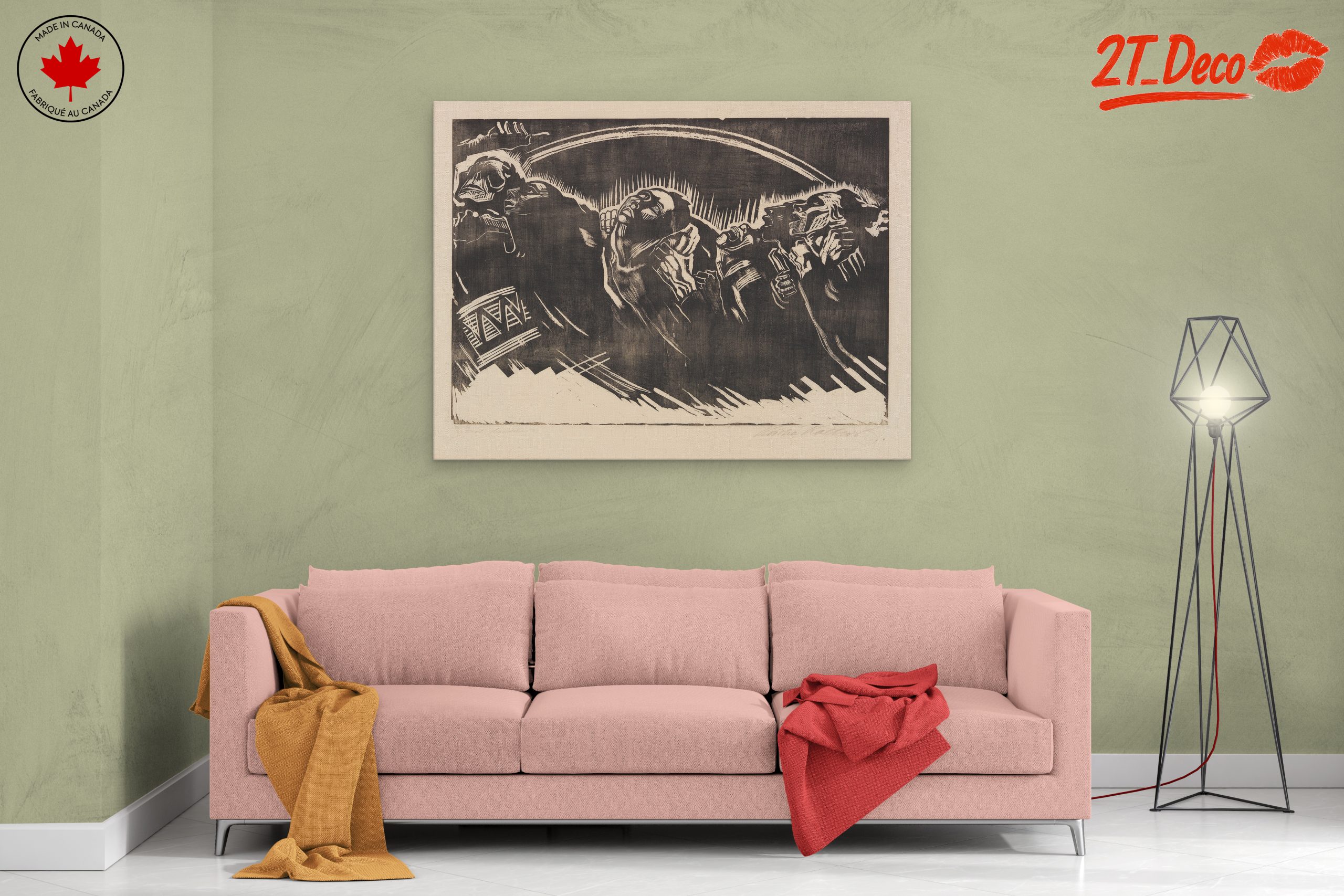 Expressive Contemporary Portrait of Human Figures - Image 2