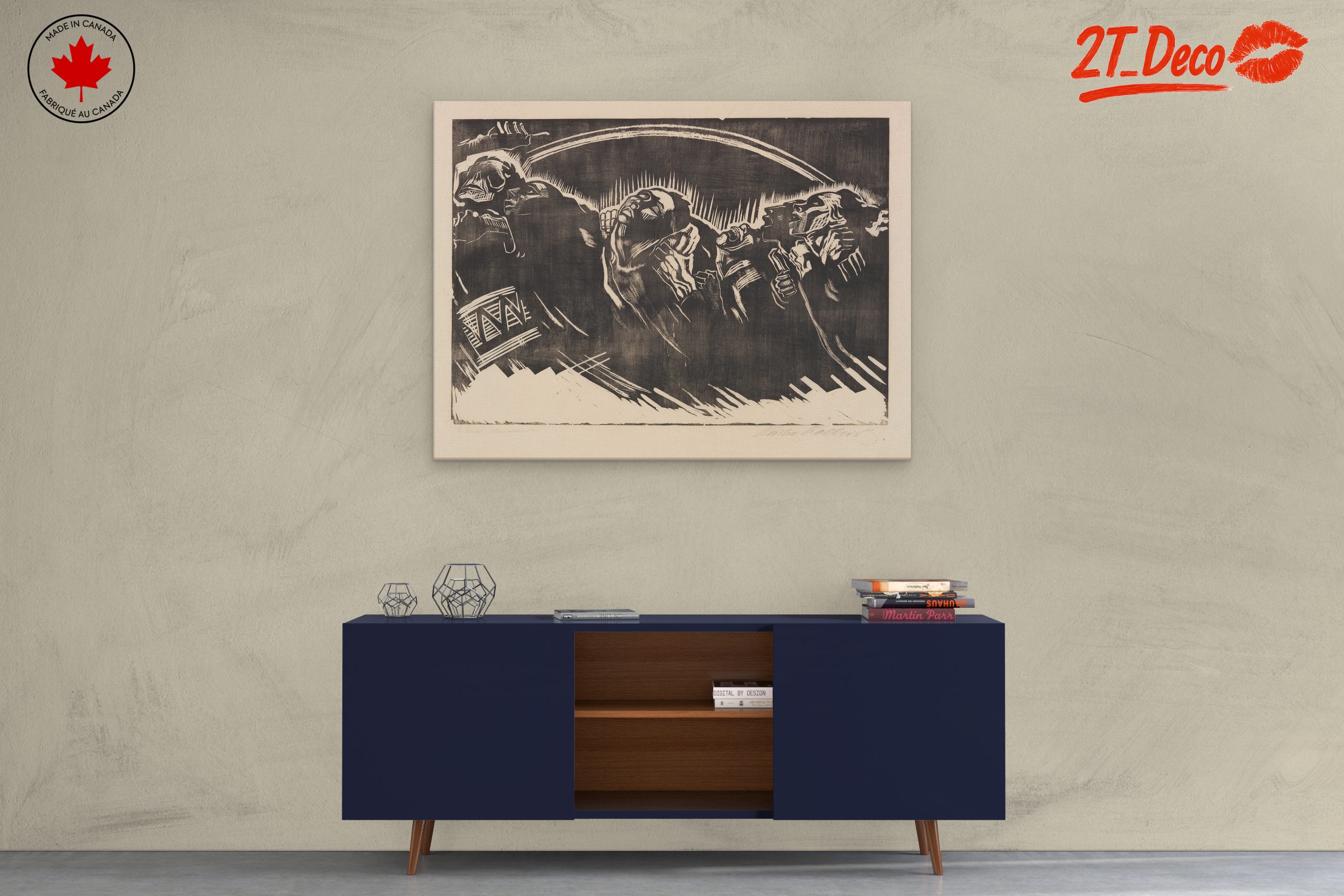 Expressive Contemporary Portrait of Human Figures - Image 3