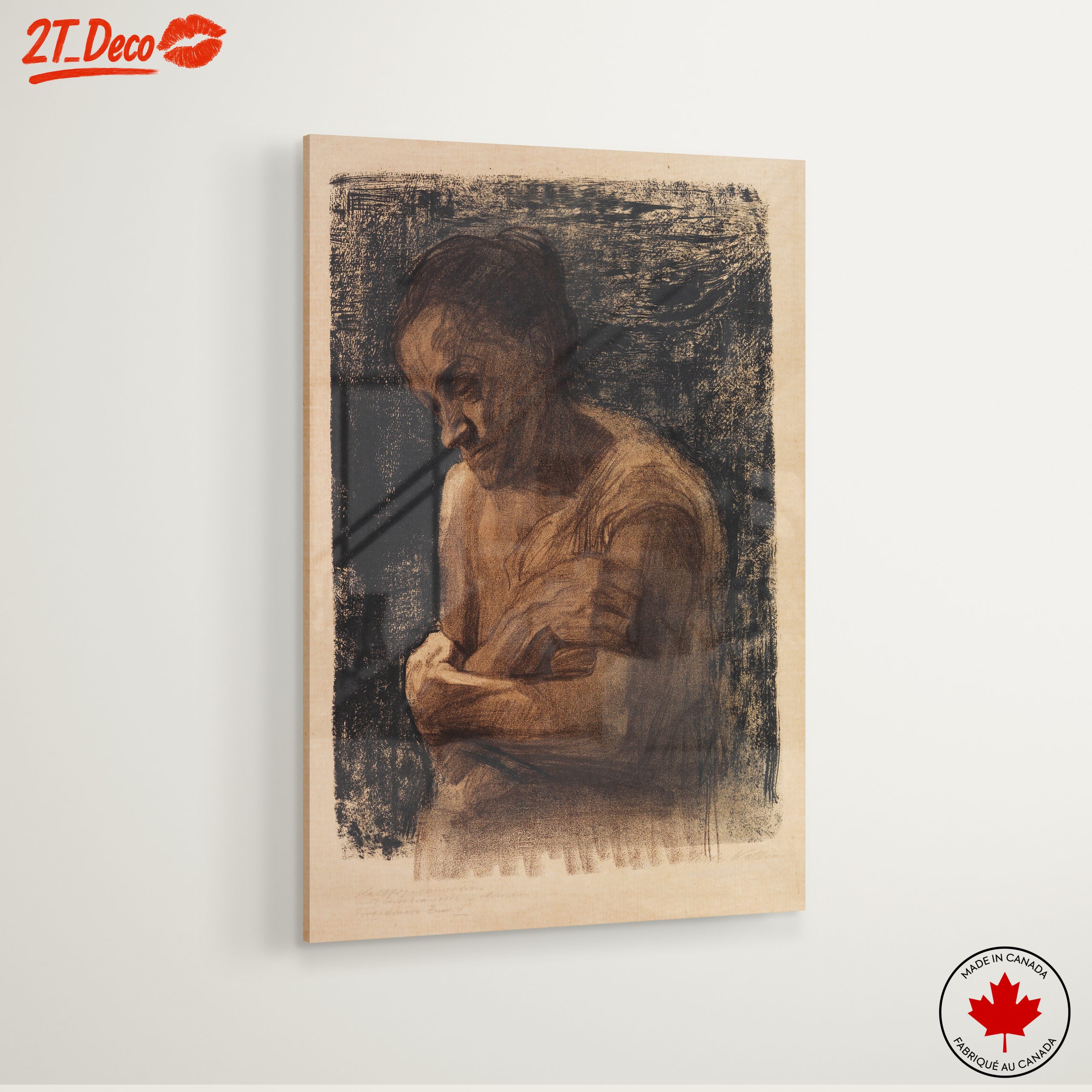 Emotive Portrayal of a Contemplative Figure - Image 6