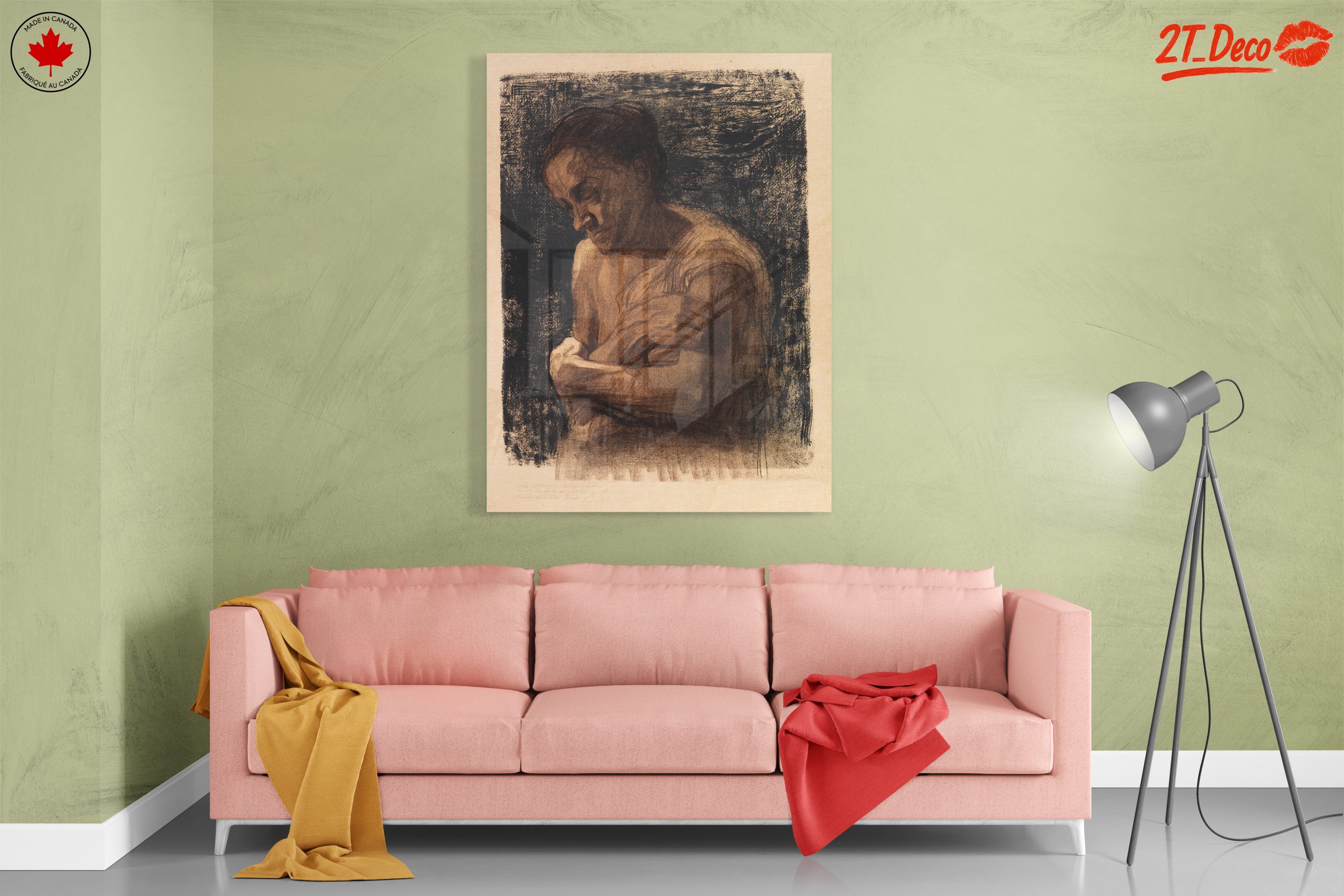 Emotive Portrayal of a Contemplative Figure - Image 7