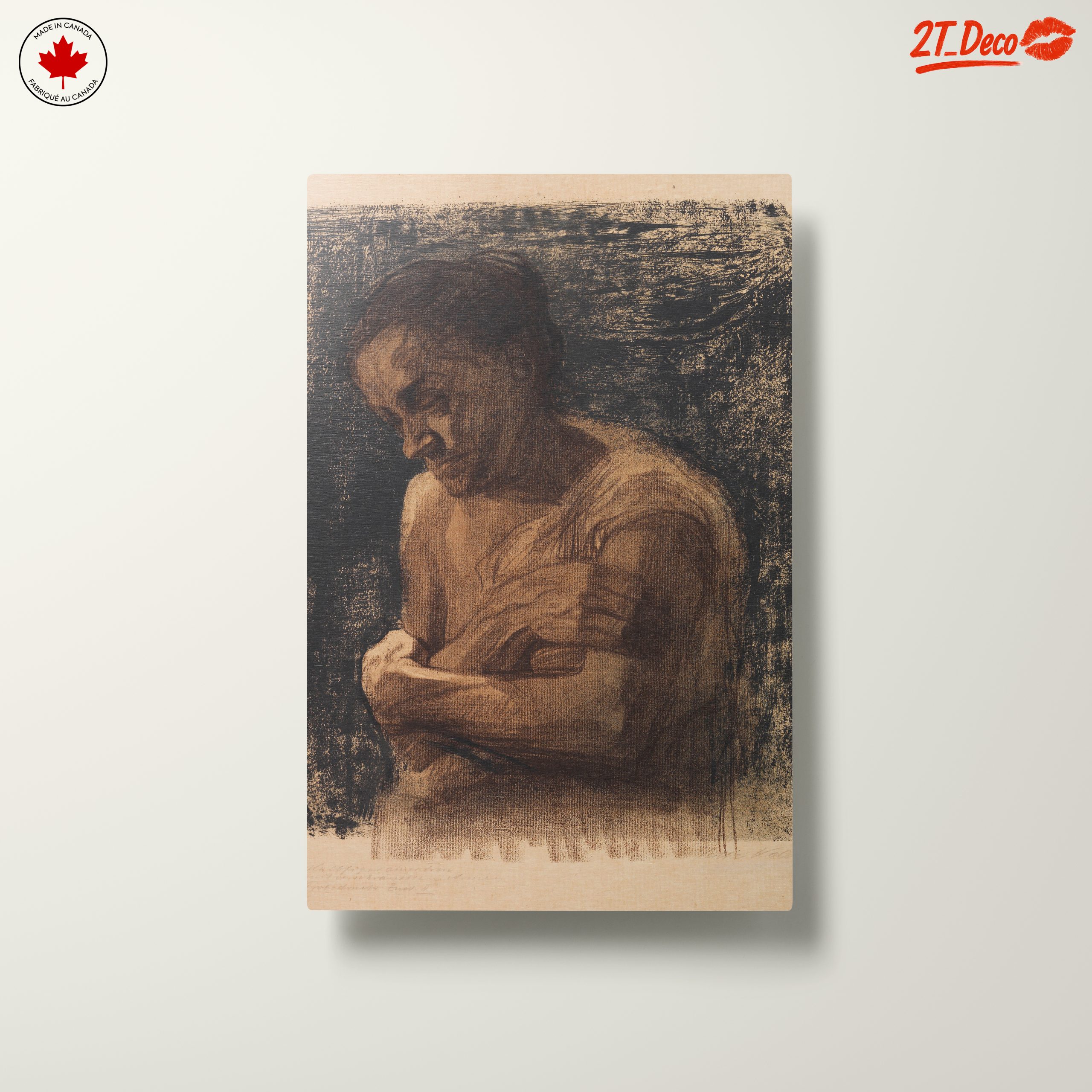 Emotive Portrayal of a Contemplative Figure - Image 10