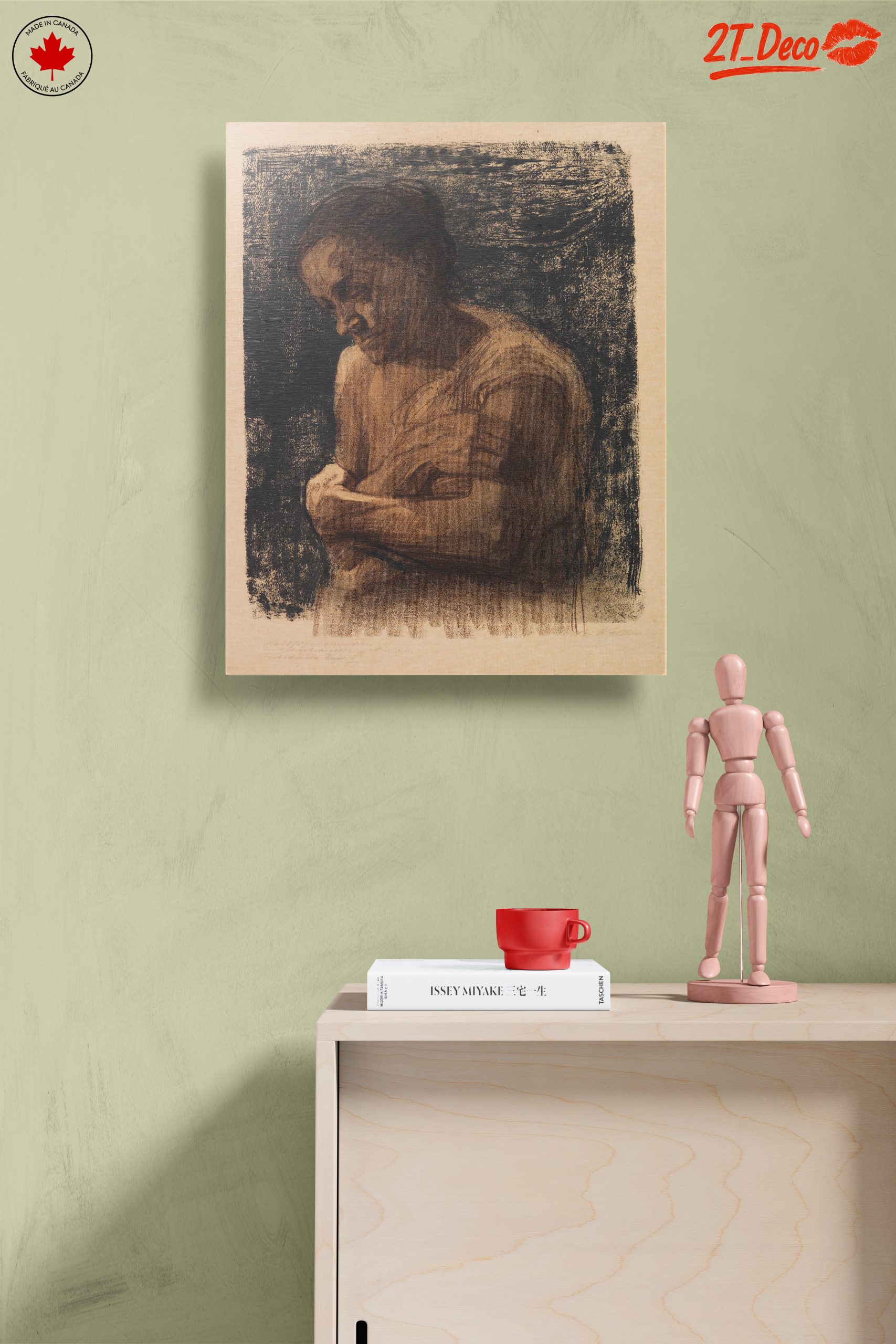 Emotive Portrayal of a Contemplative Figure - Image 14