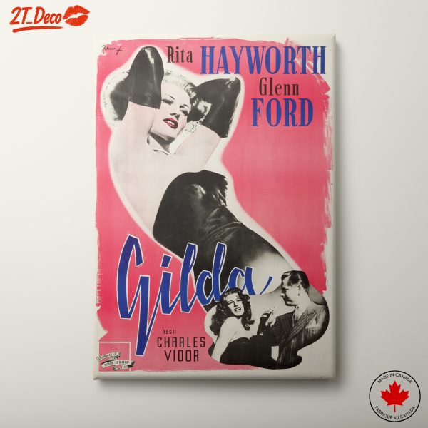 Gilda Movie Poster Featuring Rita Hayworth
