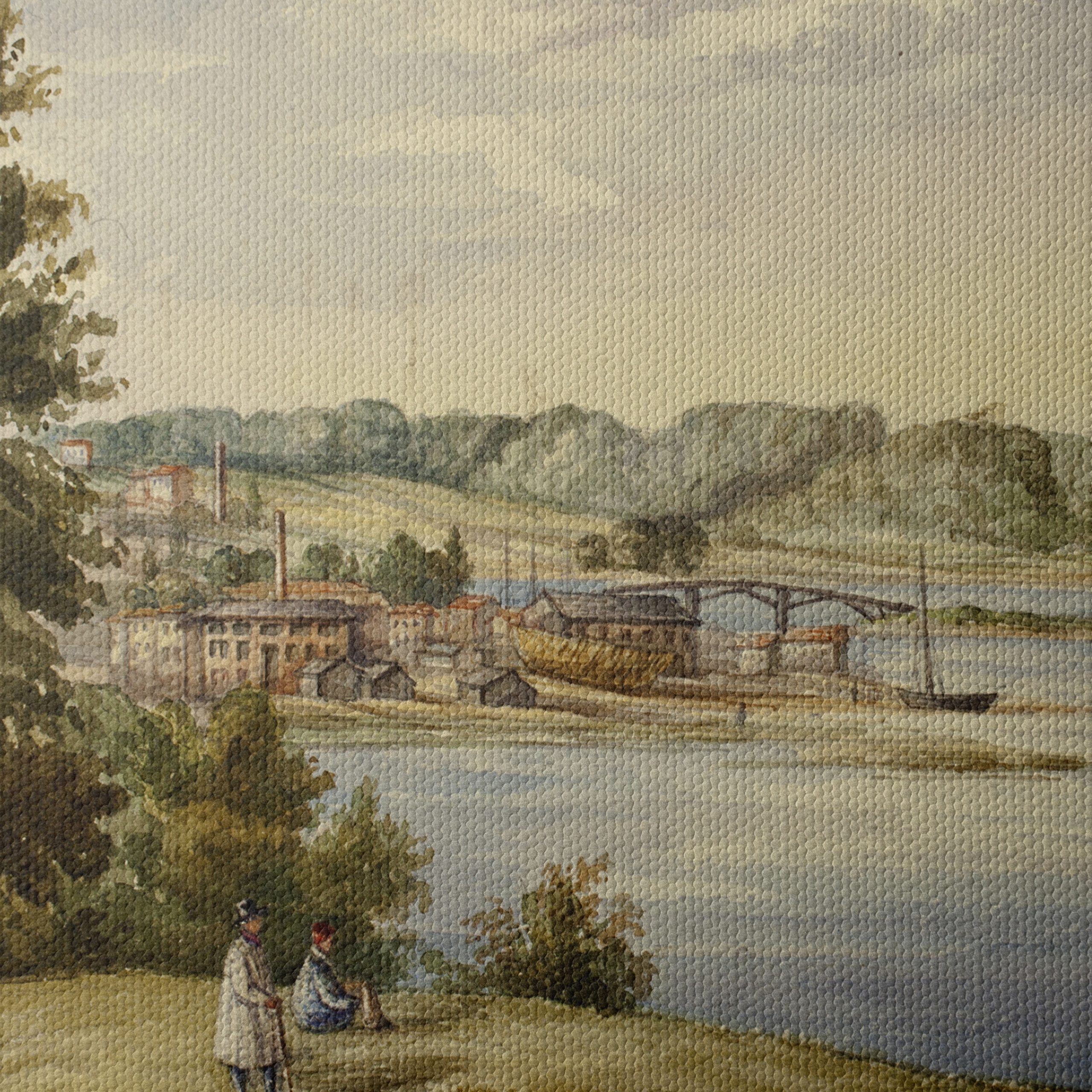 Scenic River Landscape Art - Image 4