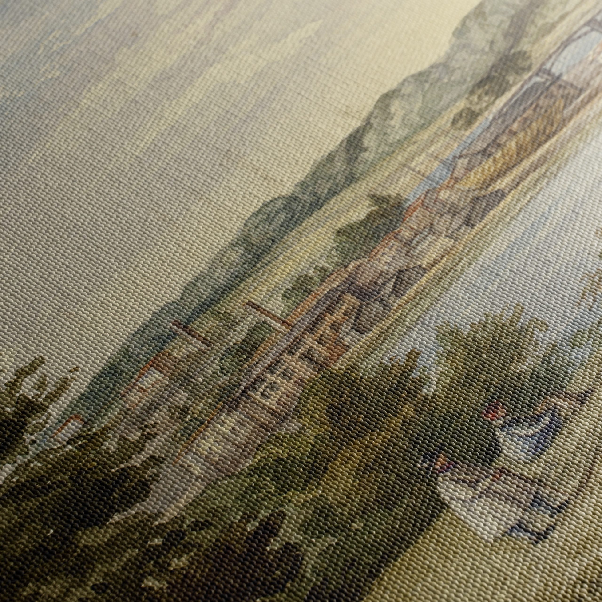 Scenic River Landscape Art - Image 5