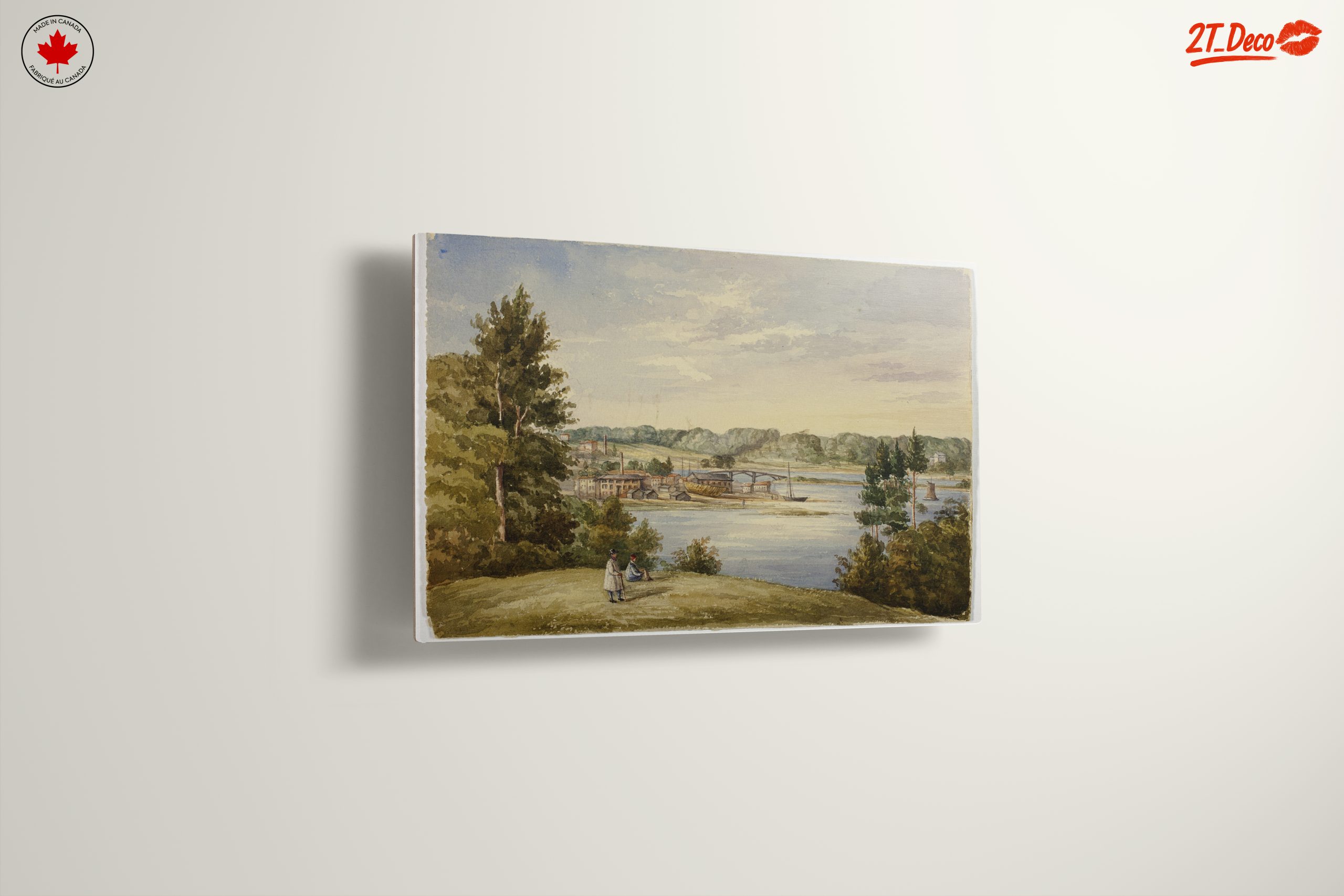 Scenic River Landscape Art - Image 13