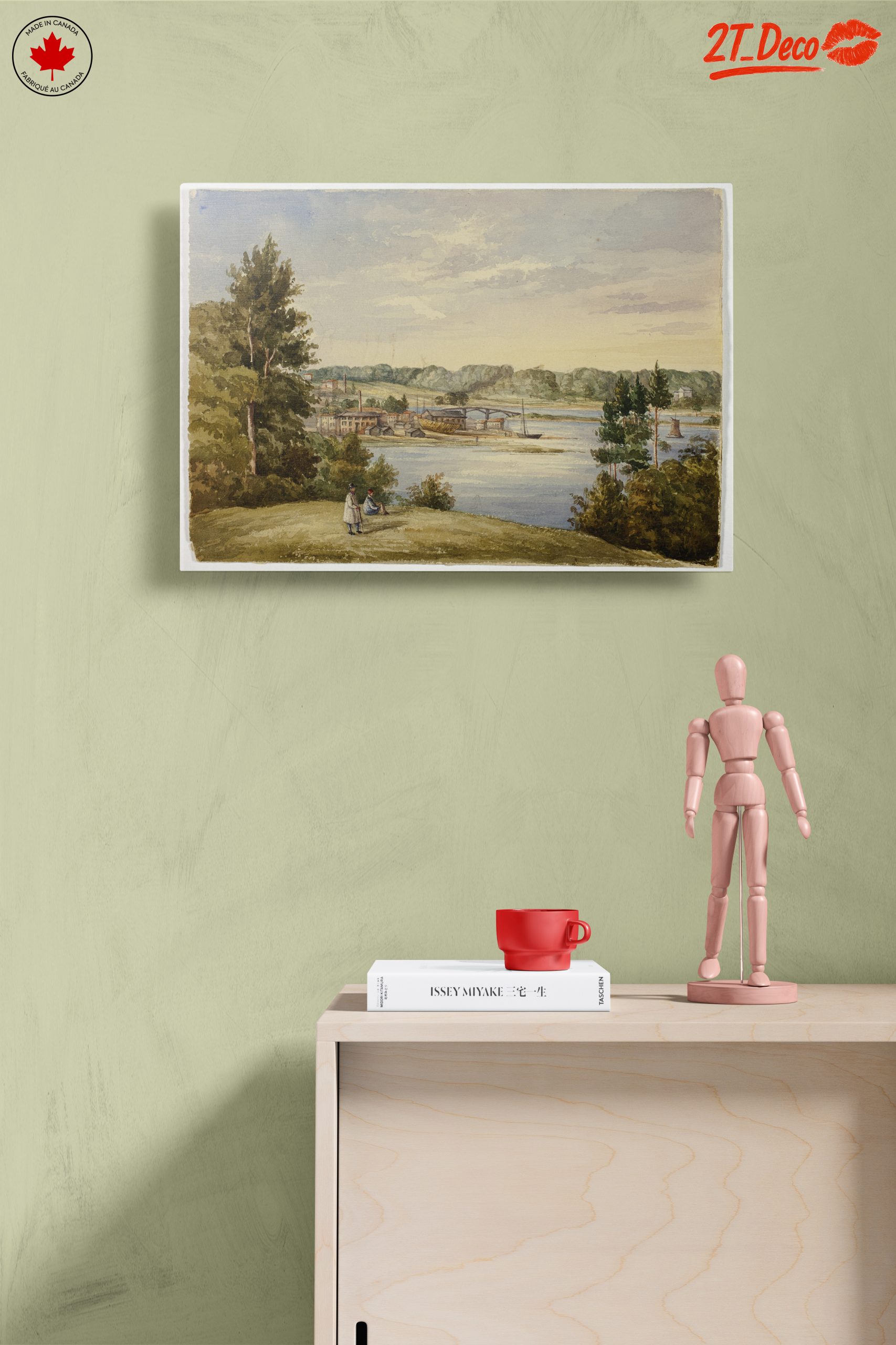 Scenic River Landscape Art - Image 14