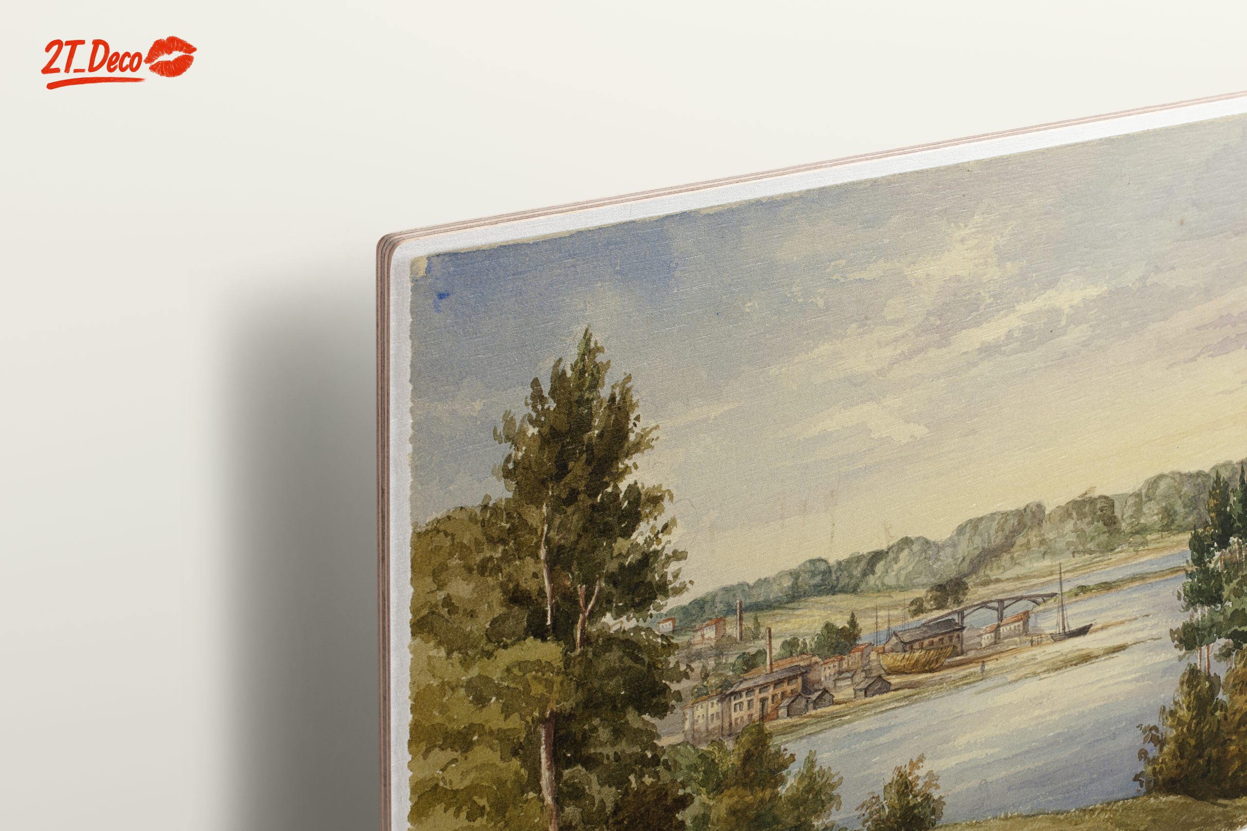 Scenic River Landscape Art - Image 15