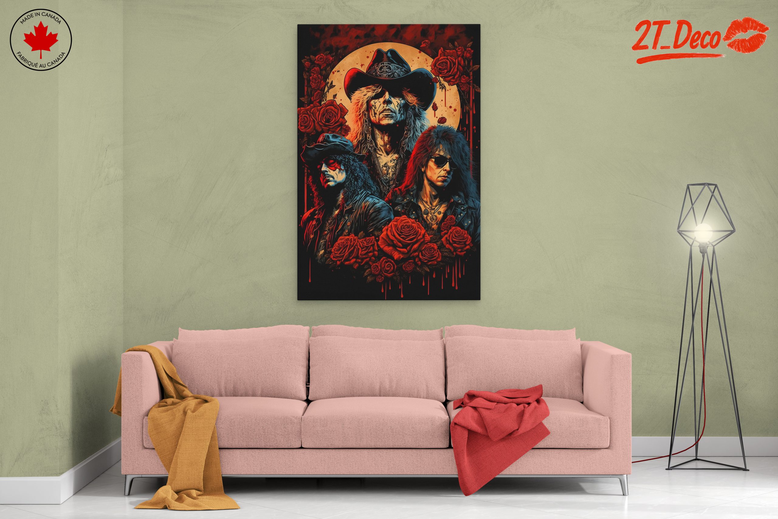 Rock Star Portrait in Contemporary Pop Art Style - Image 2