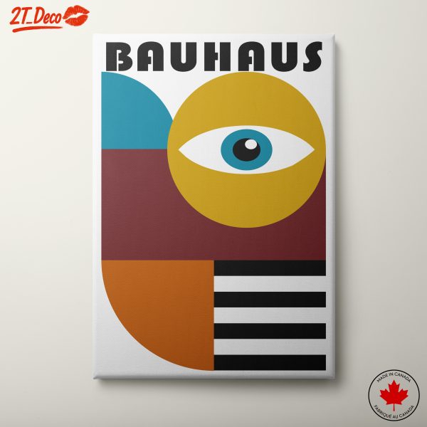 Bauhaus Inspired Geometric Art for Modern Spaces