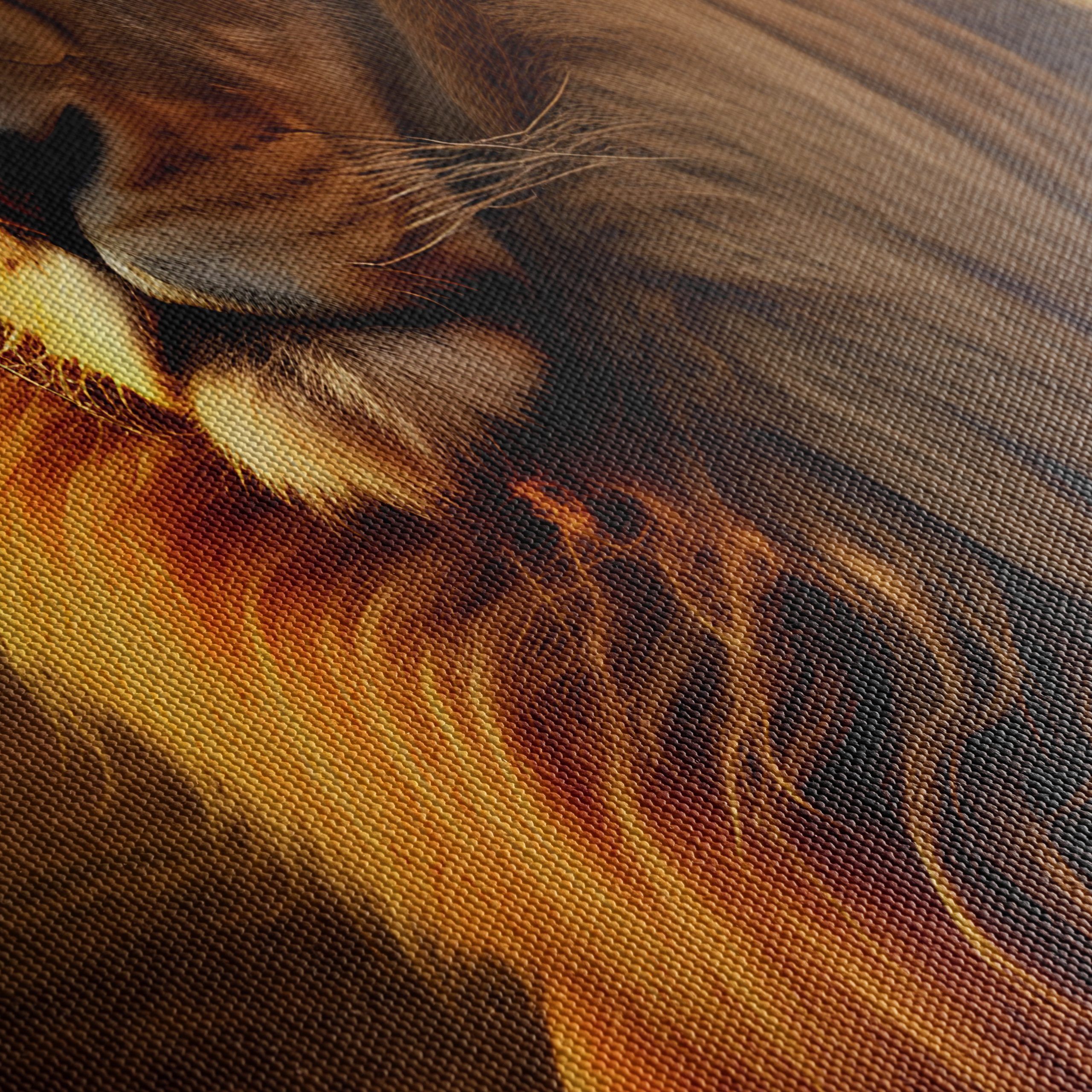 Majestic Lion Portrait at Sunset 2 - Image 5