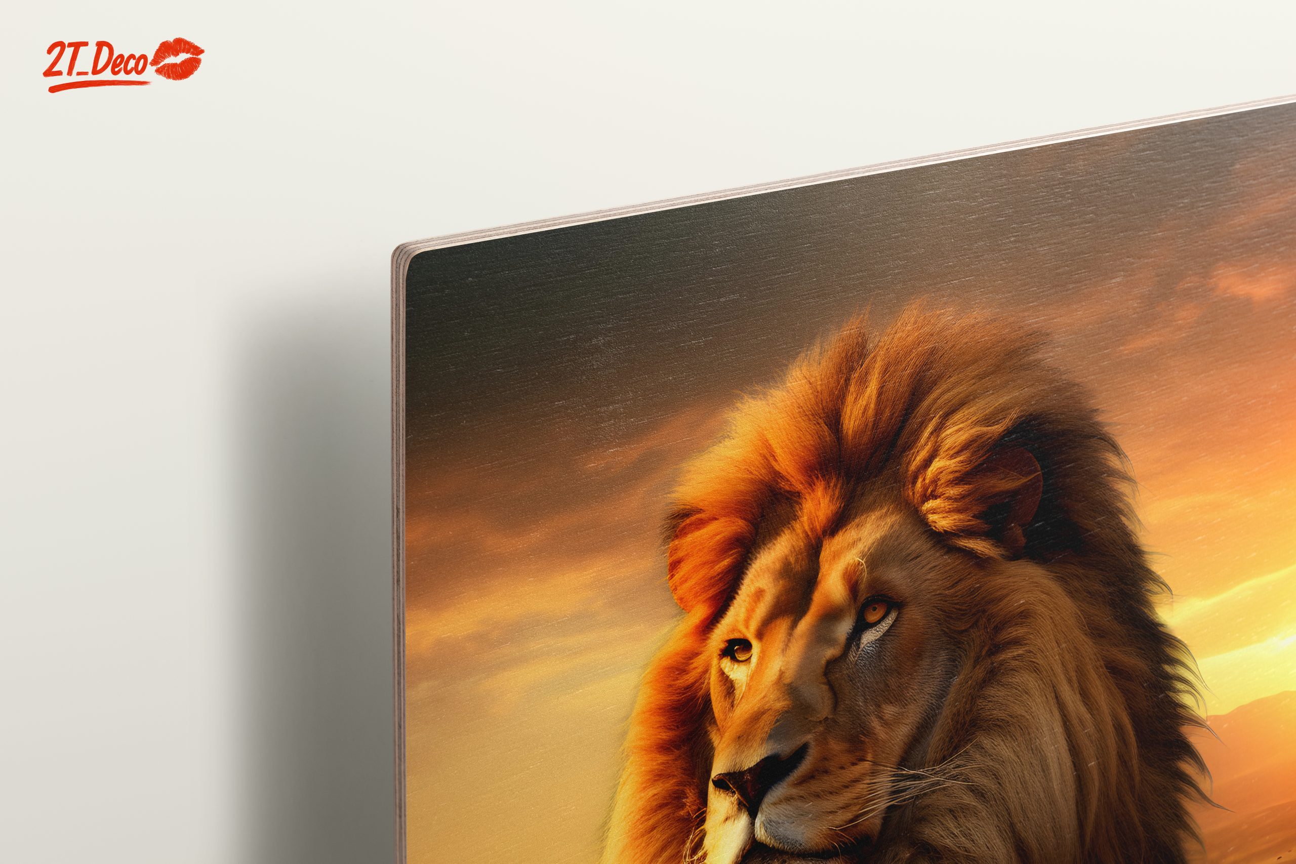 Majestic Lion Portrait at Sunset 2 - Image 15