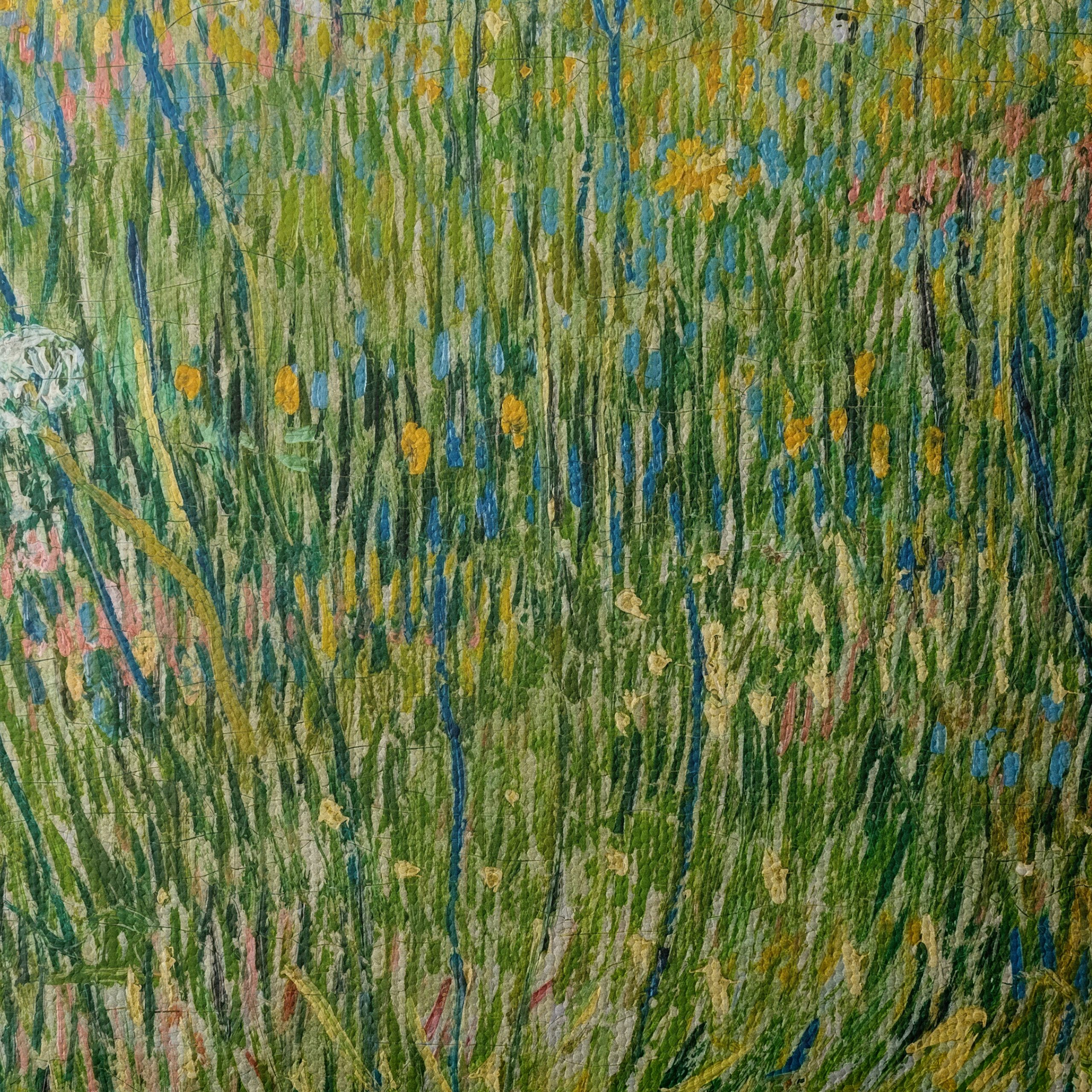 Vibrant Botanical Field Artwork - Image 4