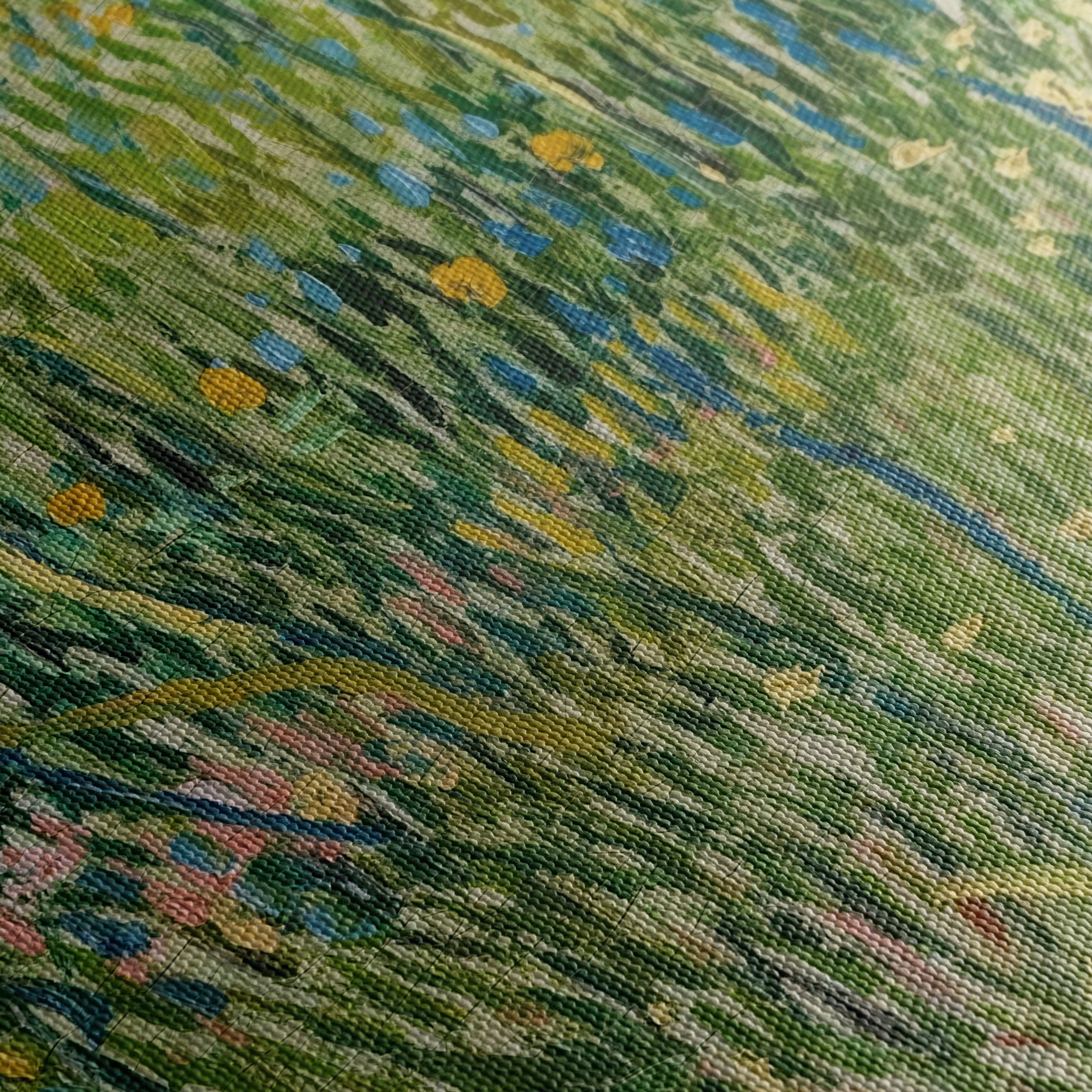 Vibrant Botanical Field Artwork - Image 5