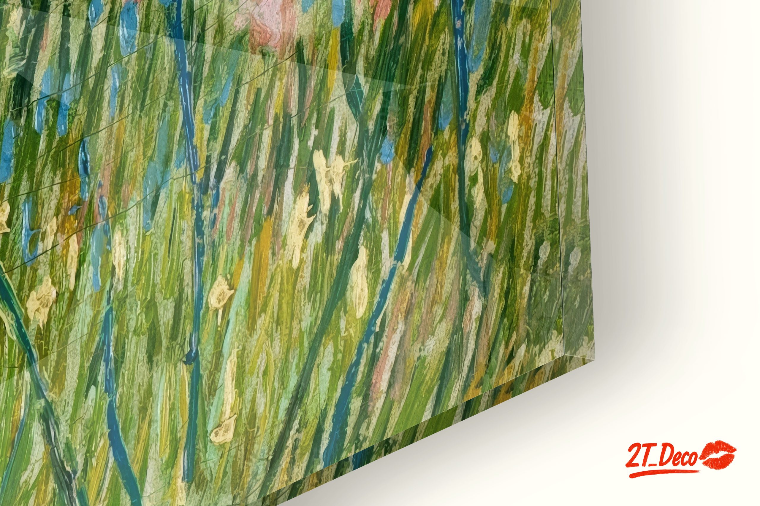 Vibrant Botanical Field Artwork - Image 9
