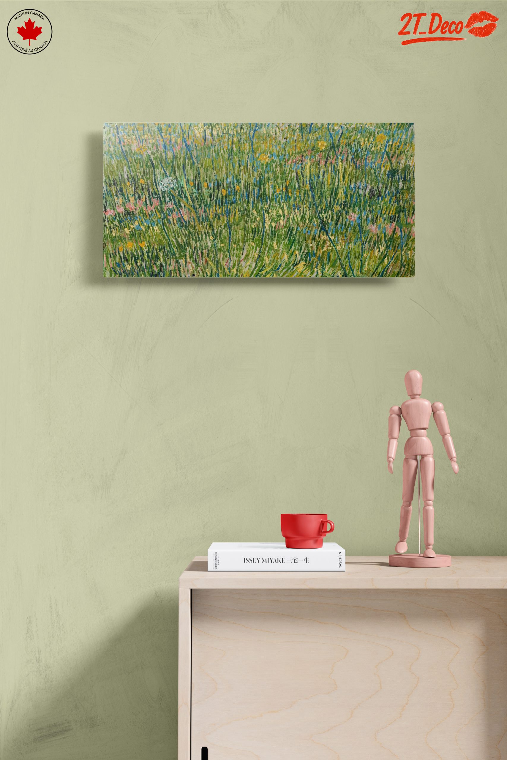 Vibrant Botanical Field Artwork - Image 14
