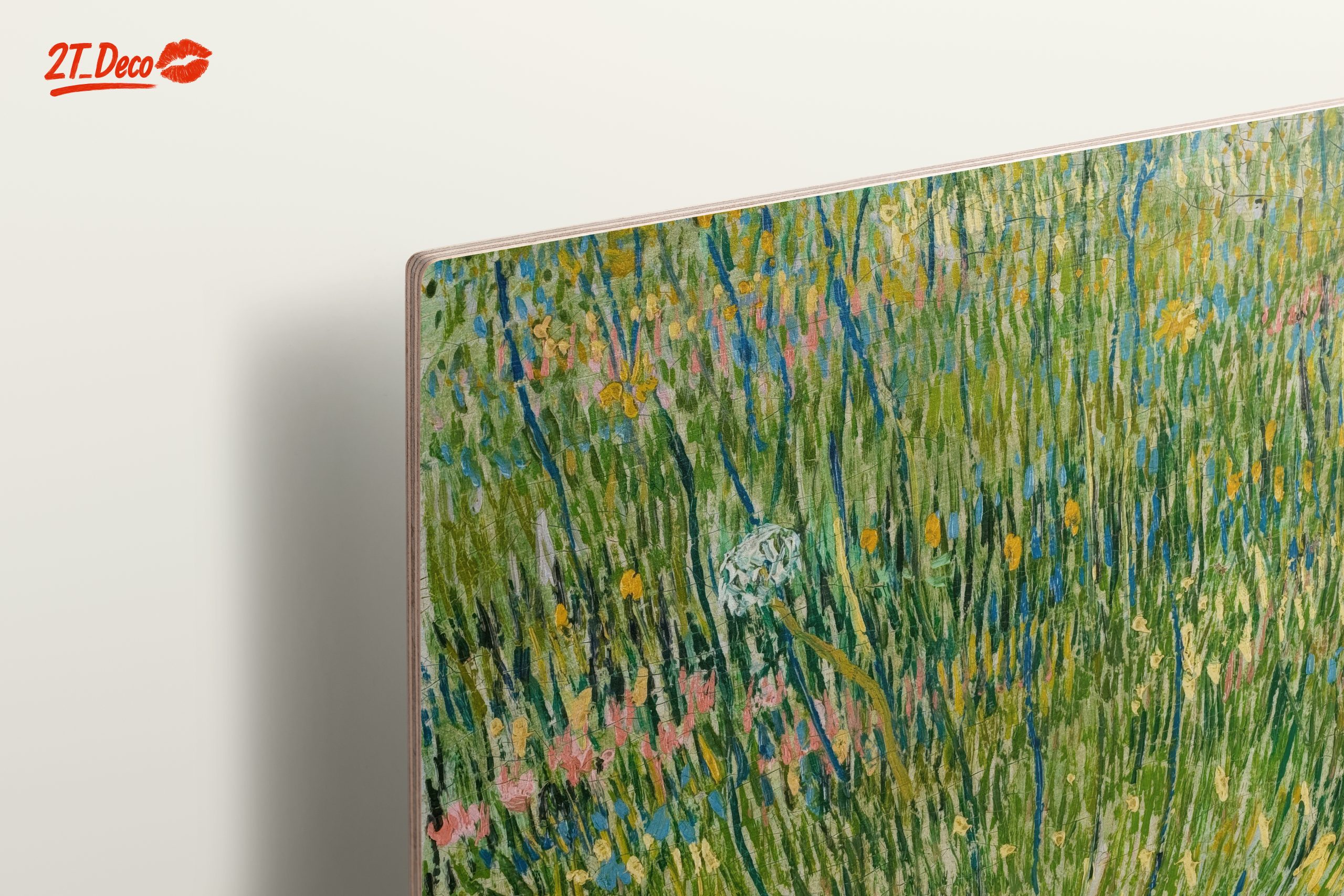 Vibrant Botanical Field Artwork - Image 15