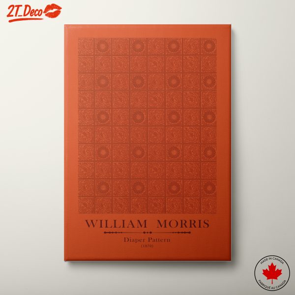 William Morris Diaper Pattern Floral Art