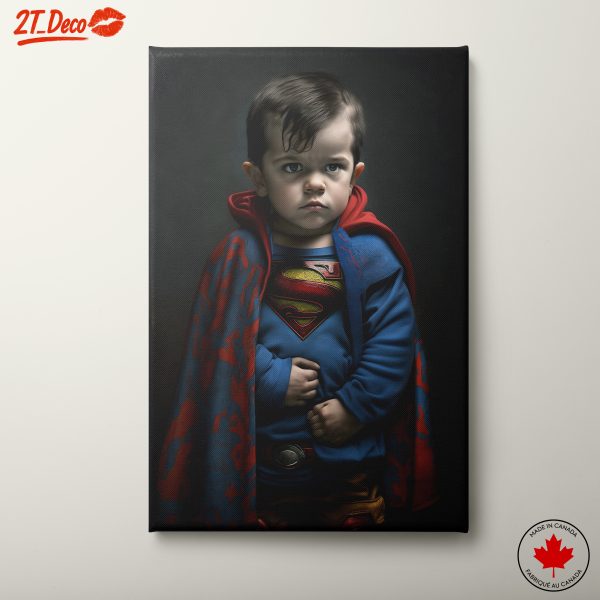 Dramatic Superhero Character Portrait