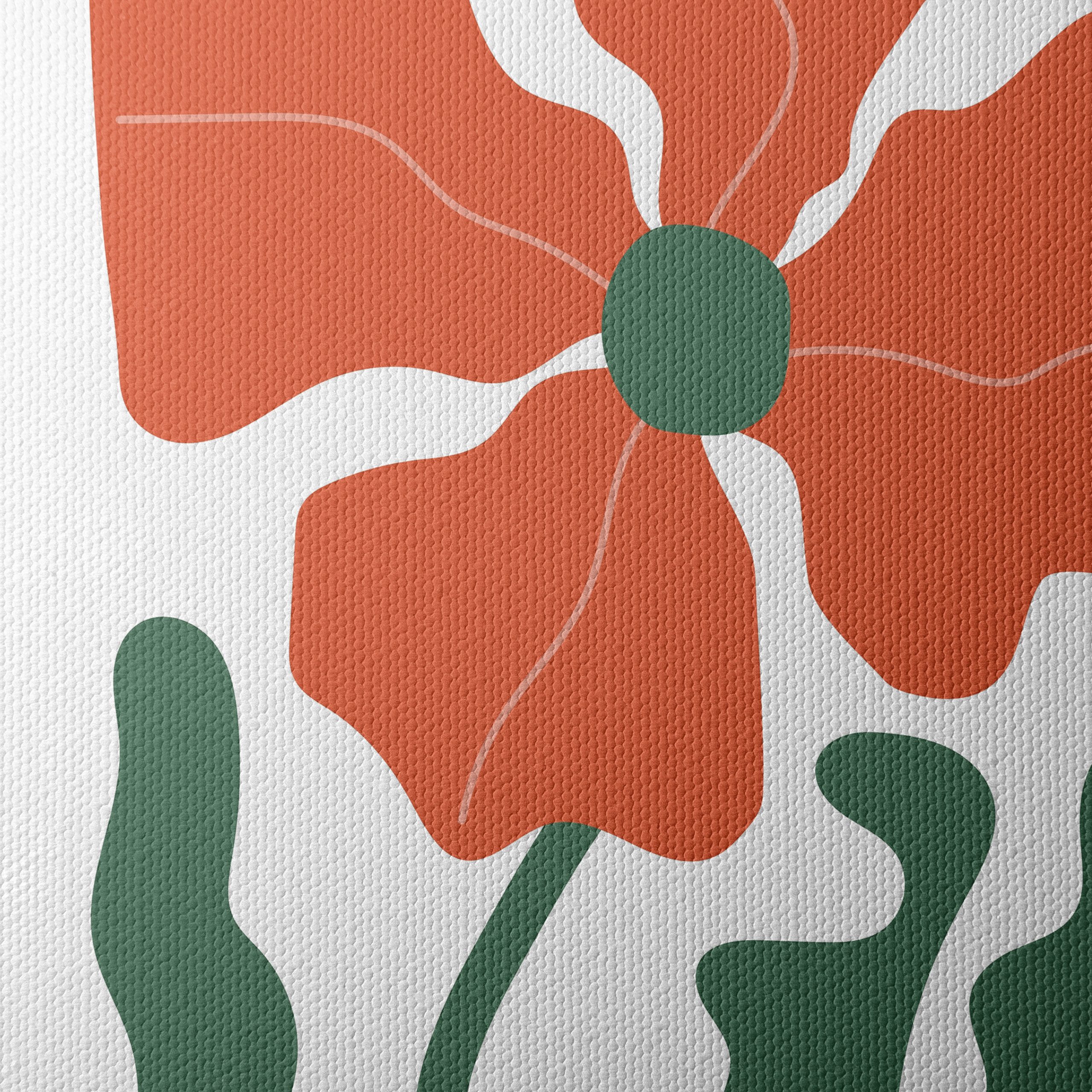 Stylized Floral Art for Home Decor 3 - Image 4