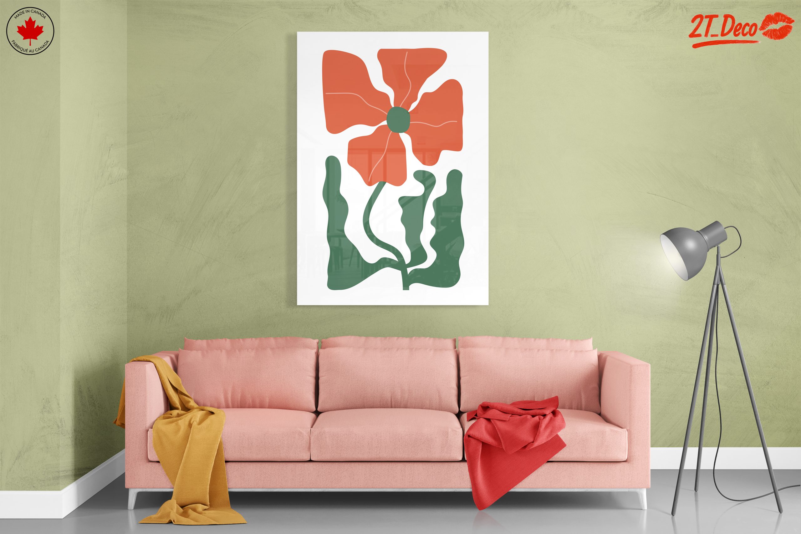 Stylized Floral Art for Home Decor 3 - Image 7