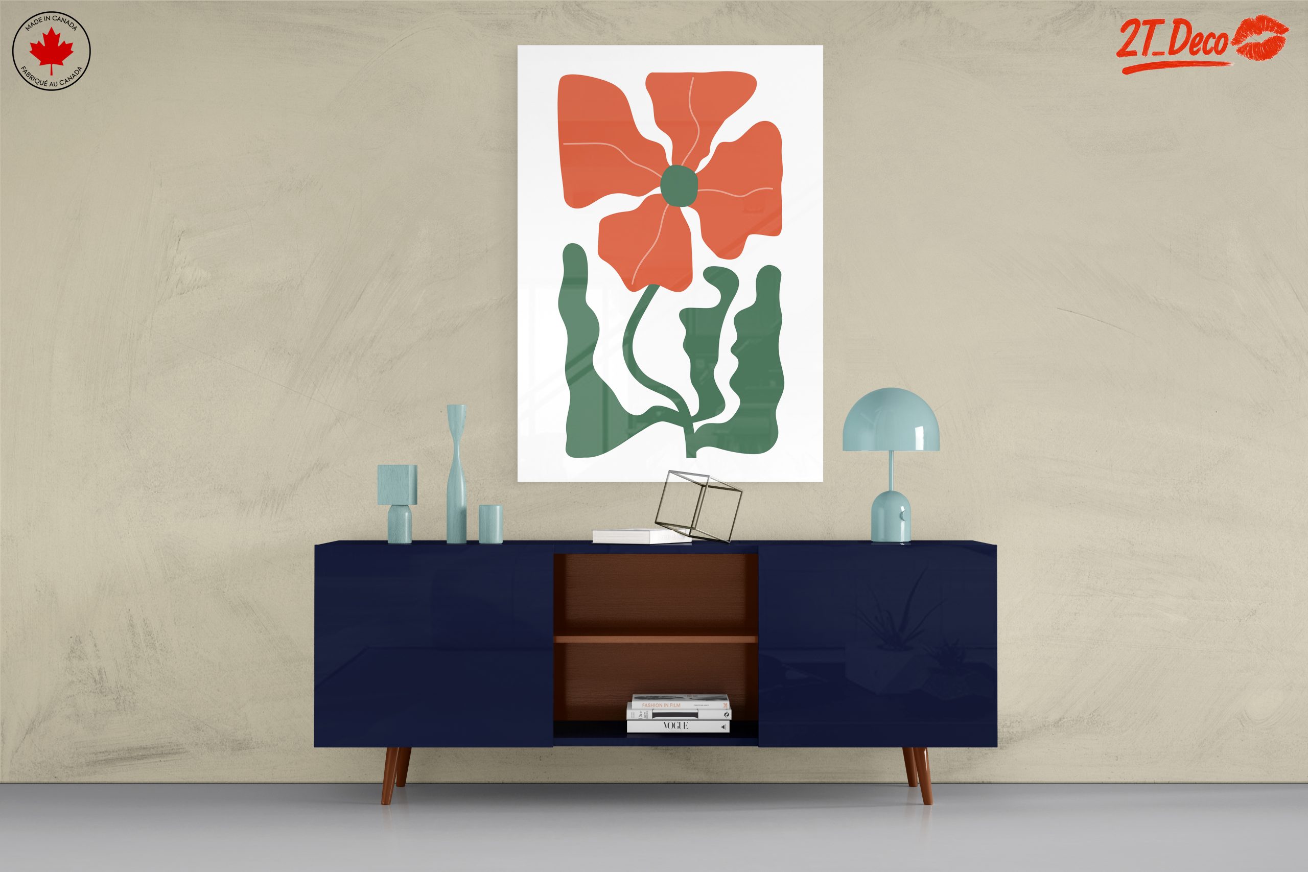Stylized Floral Art for Home Decor 3 - Image 8
