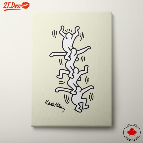 Dynamic Keith Haring Inspired Art