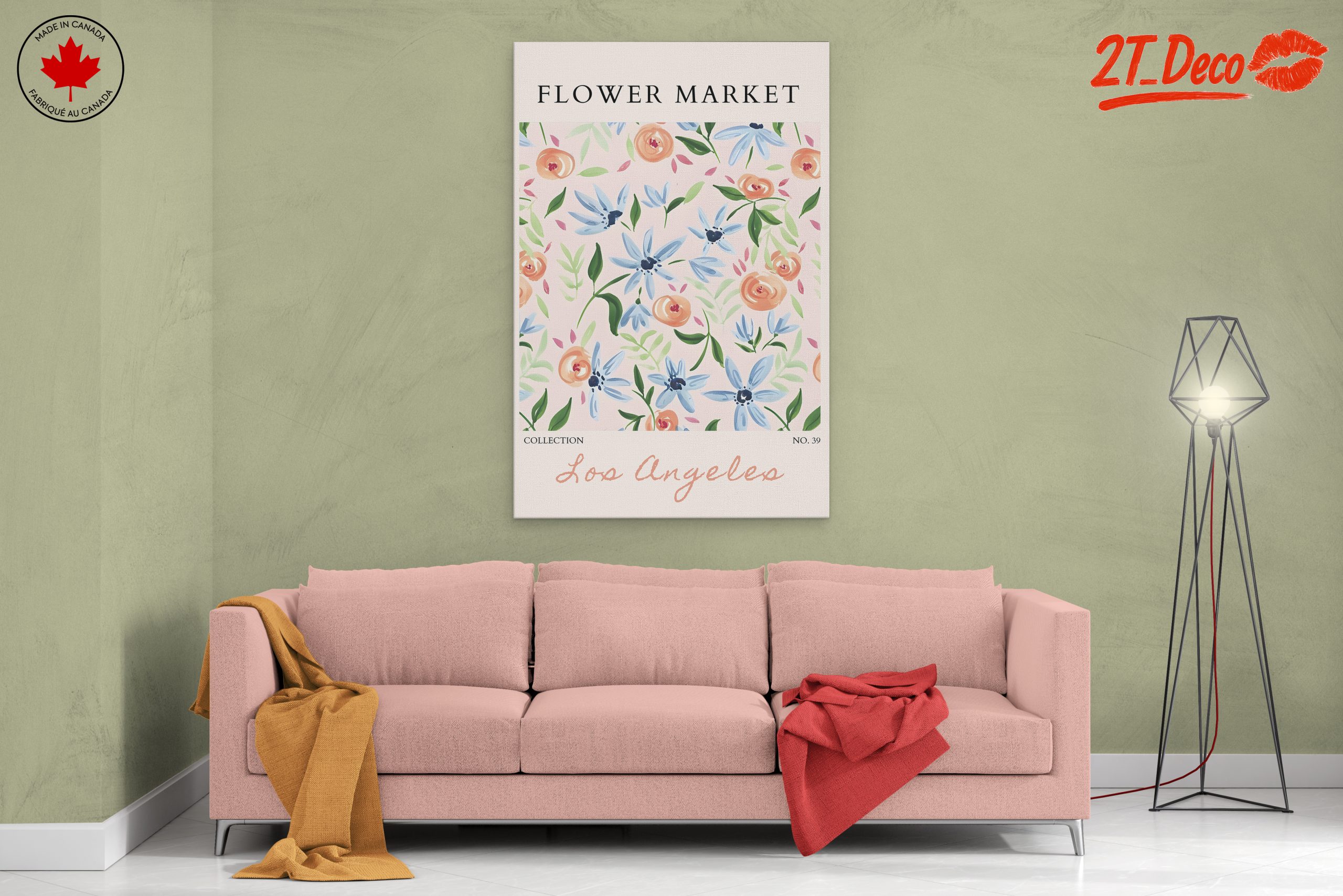 Flower Market Artwork of Los Angeles - Image 2
