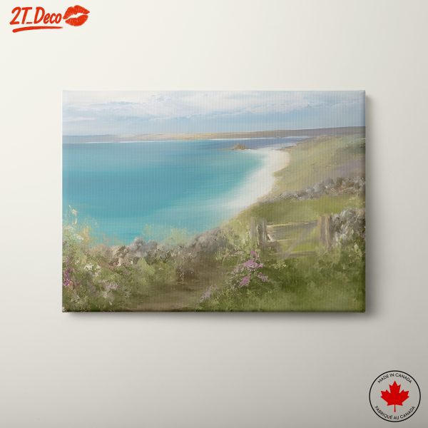 Coastal Adventure Landscape with Turquoise Waters