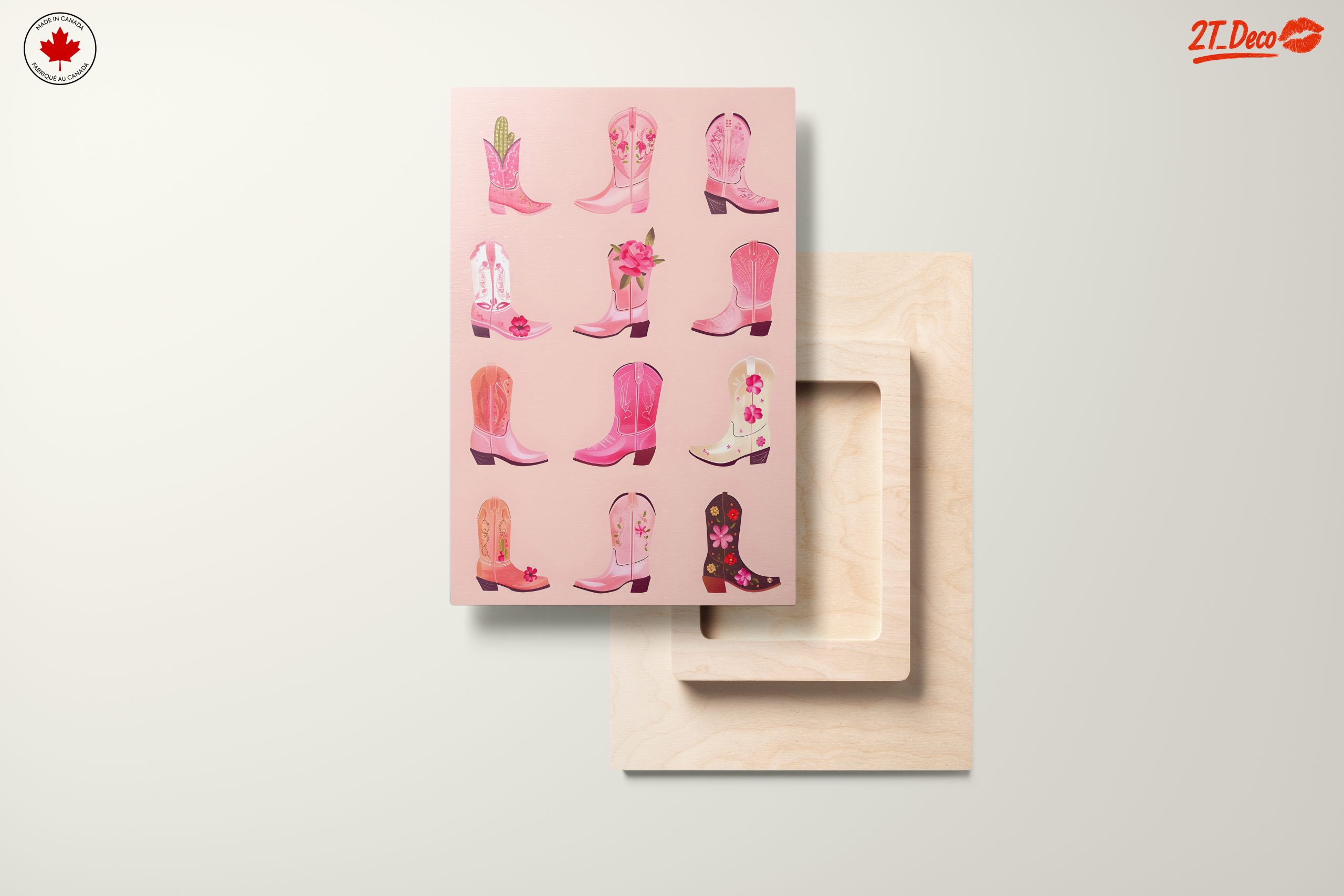 Floral Cowboy Boot Decor for Colorful Spaces - Image 11