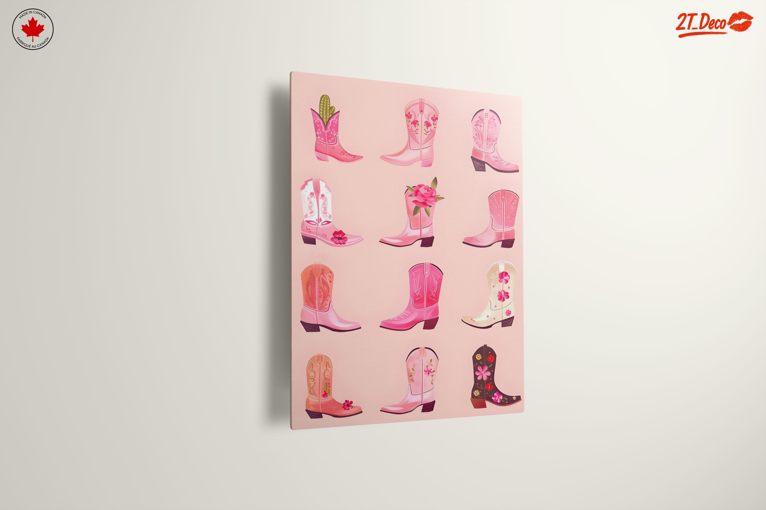 Floral Cowboy Boot Decor for Colorful Spaces - Image 13