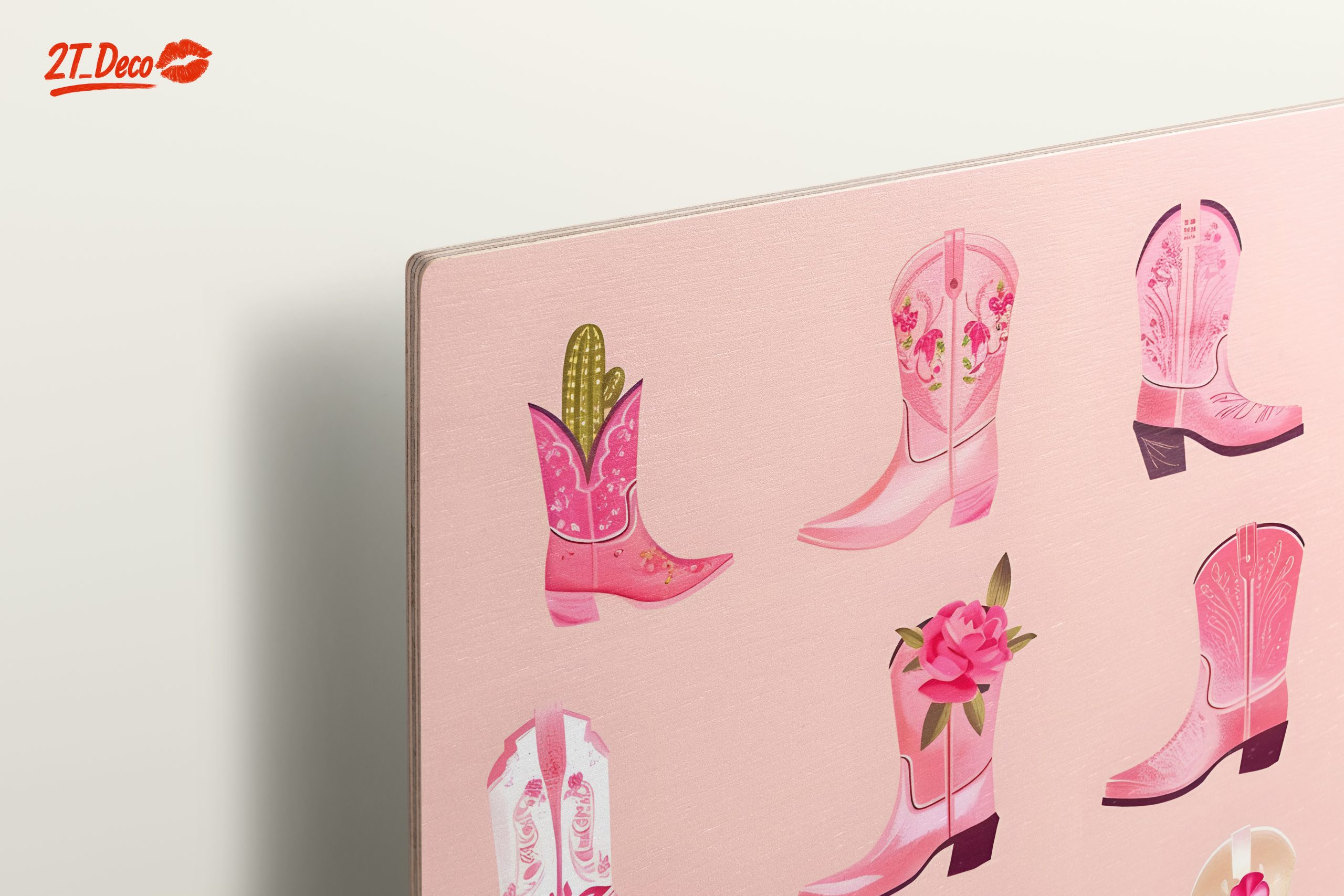Floral Cowboy Boot Decor for Colorful Spaces - Image 15