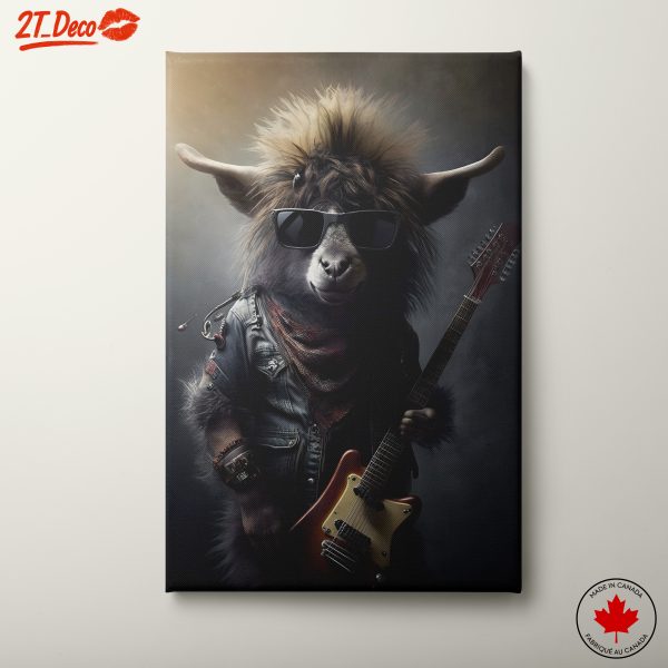 Rockstar Animal with Guitar