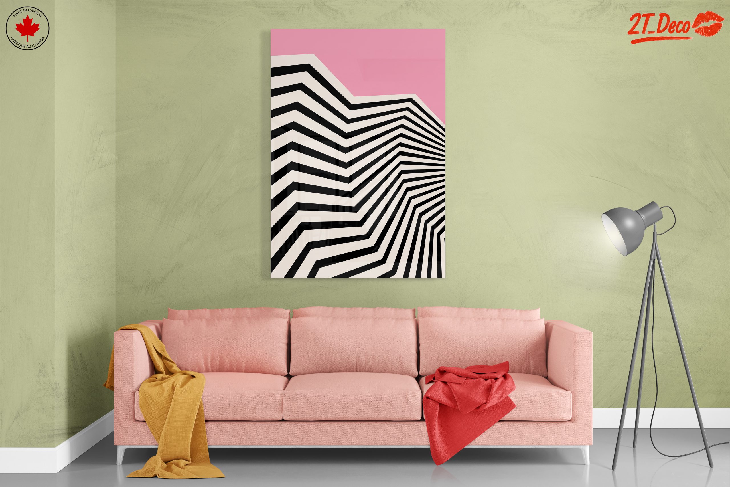 Stylish Geometric Abstract Art With Bold Lines - Image 7
