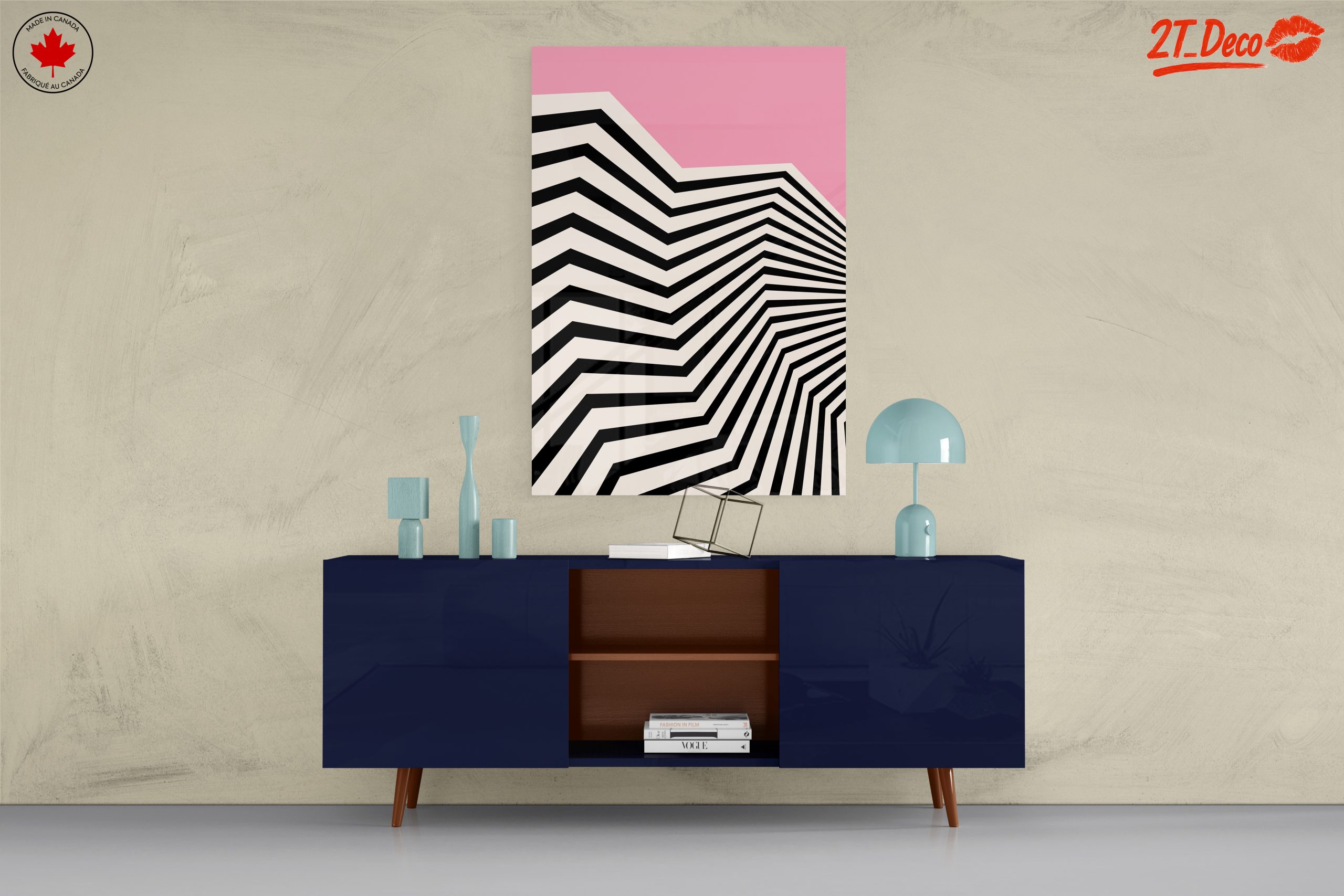 Stylish Geometric Abstract Art With Bold Lines - Image 8