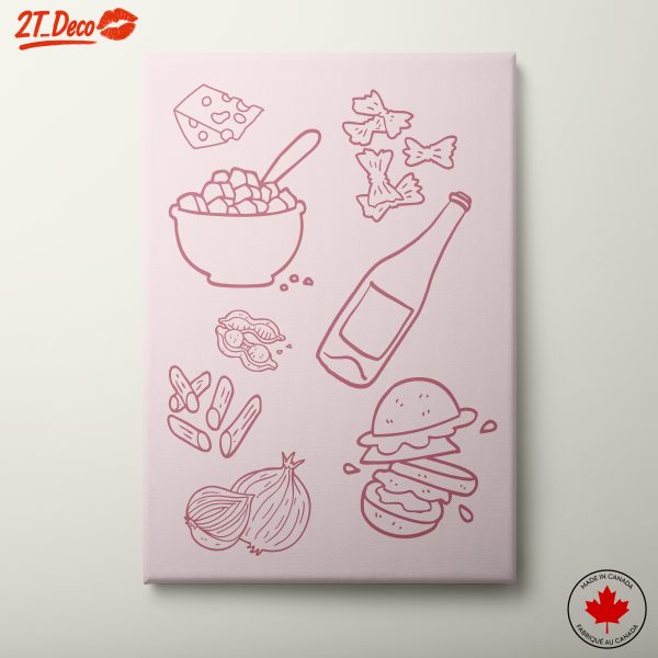 Whimsical Abstract Food Illustrations